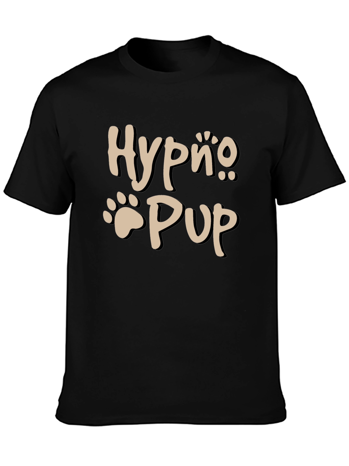 Nurpo Pup Graphic Tee - Mens Black T-Shirt