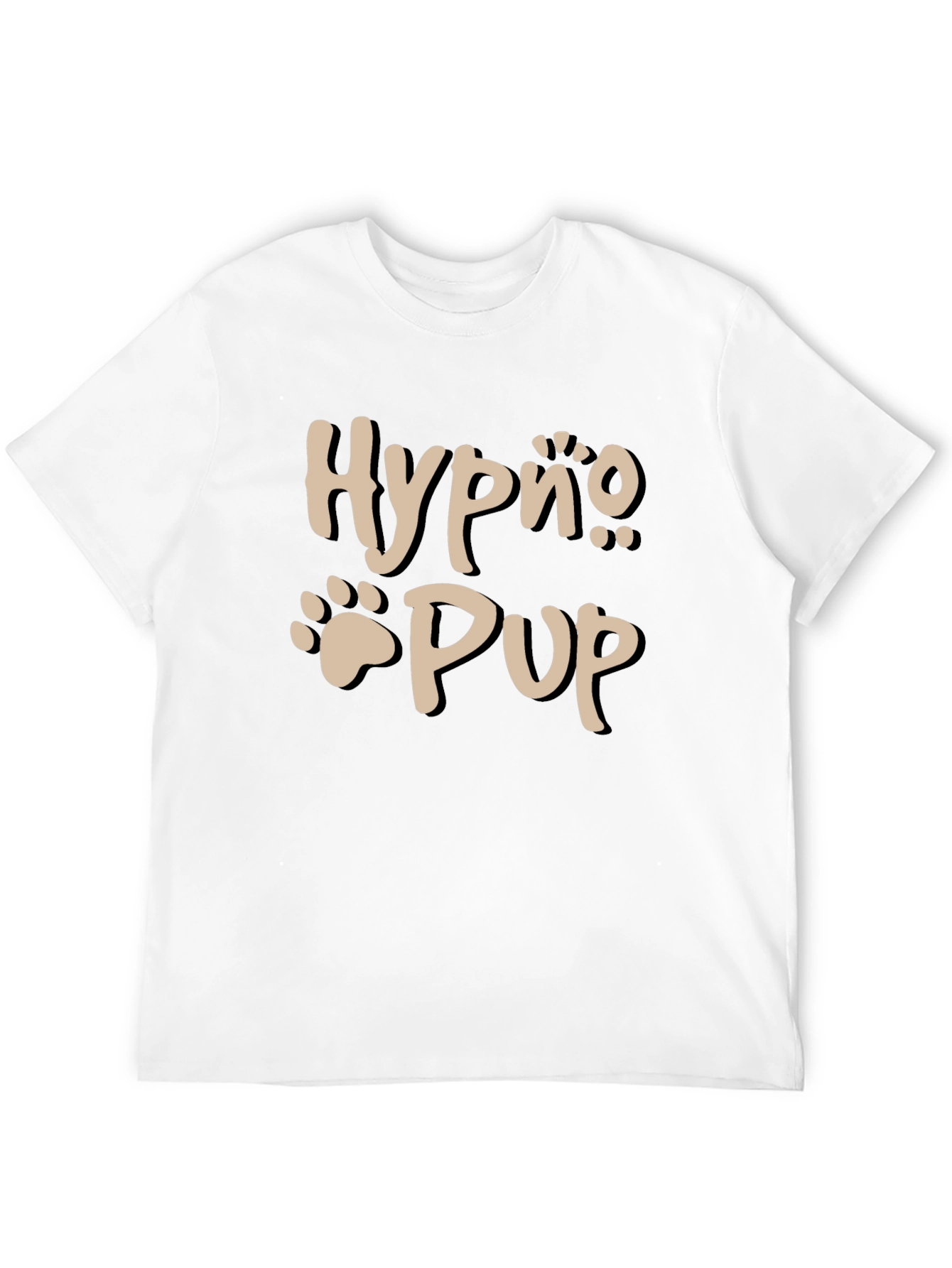 Nurpo Pup Graphic Tee - Mens Black T-Shirt