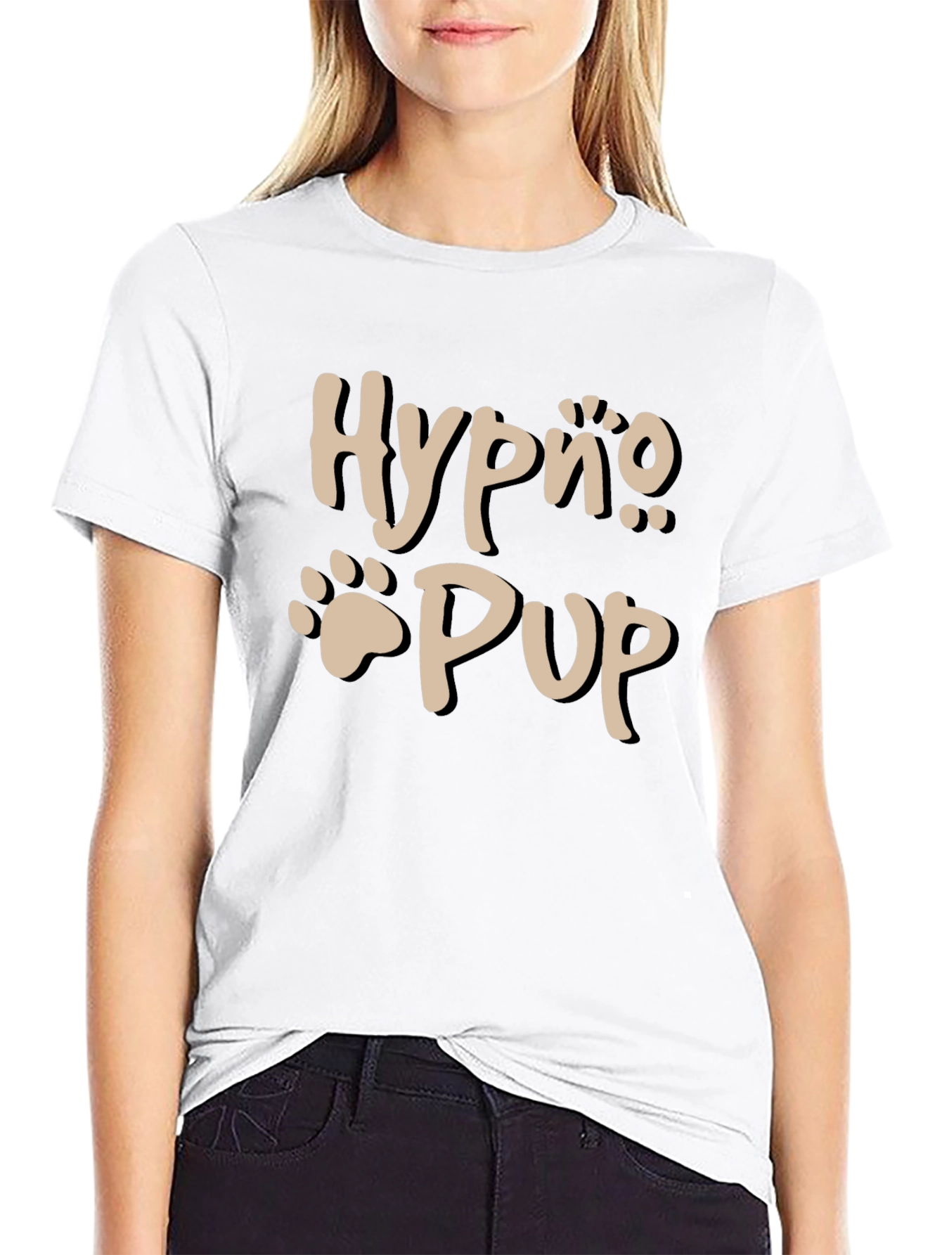 Nurpo Pup Graphic Tee - Mens Black T-Shirt