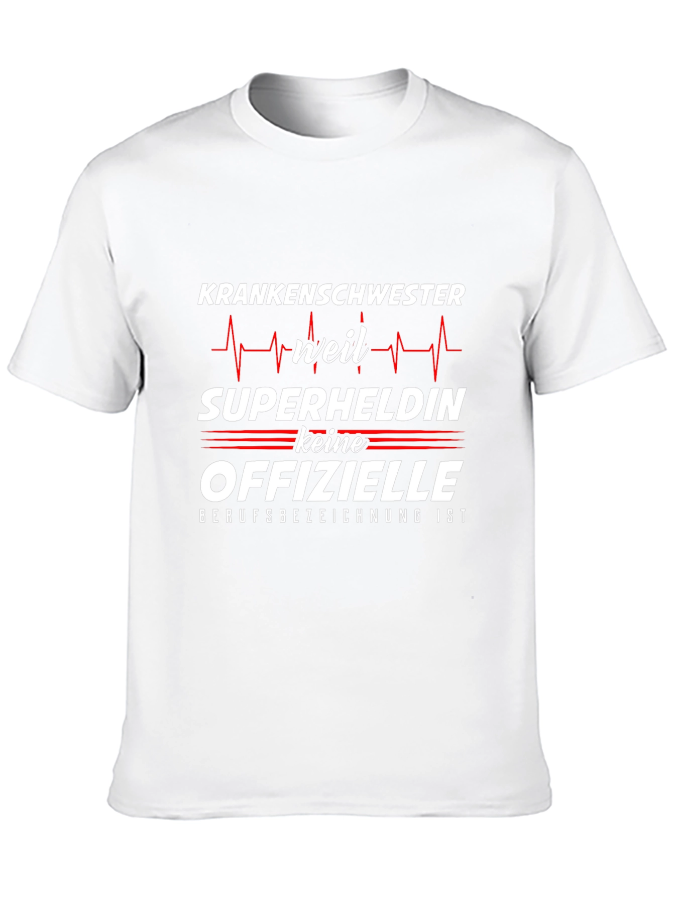 Nurse Superhero Graphic Tee - Black Cotton T-Shirt