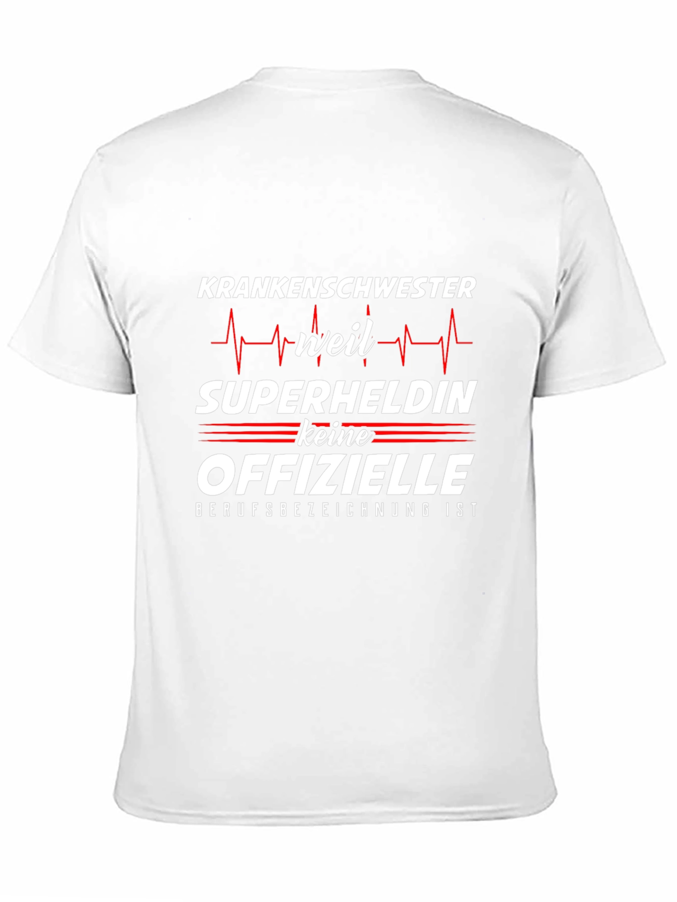 Nurse Superhero Graphic Tee - Black Cotton T-Shirt