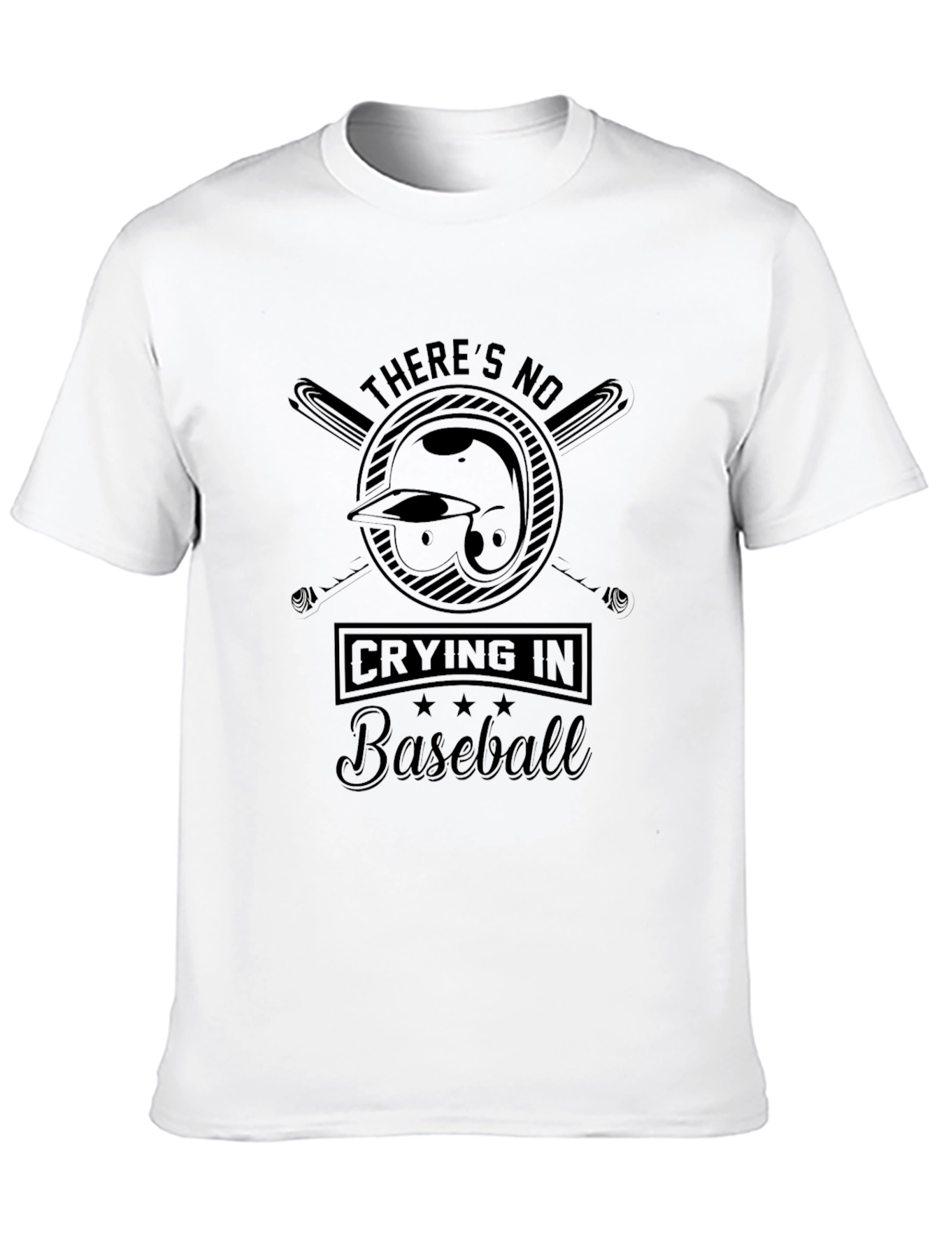 Theres No Crying in Baseball Graphic Tee