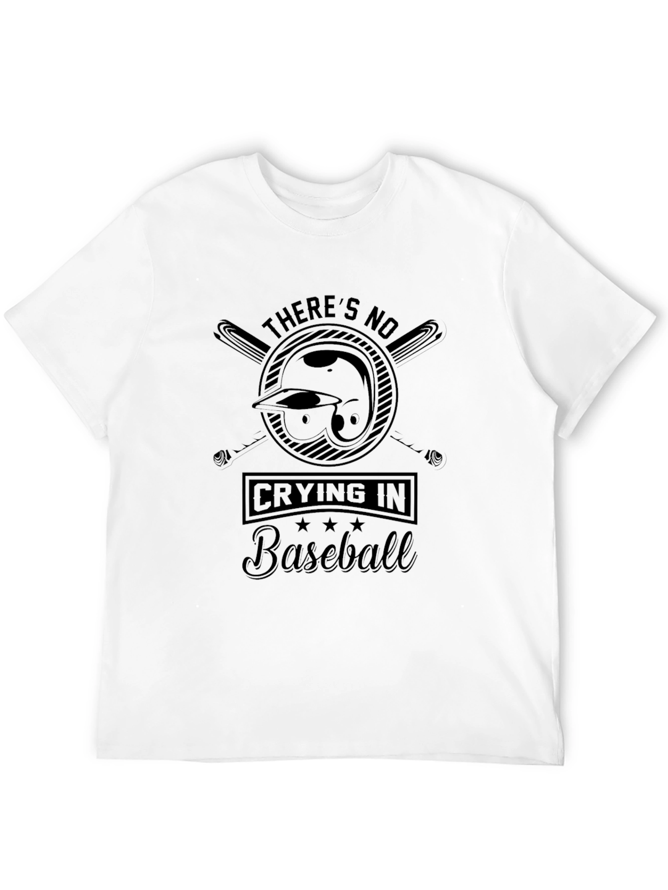 Theres No Crying in Baseball Graphic Tee