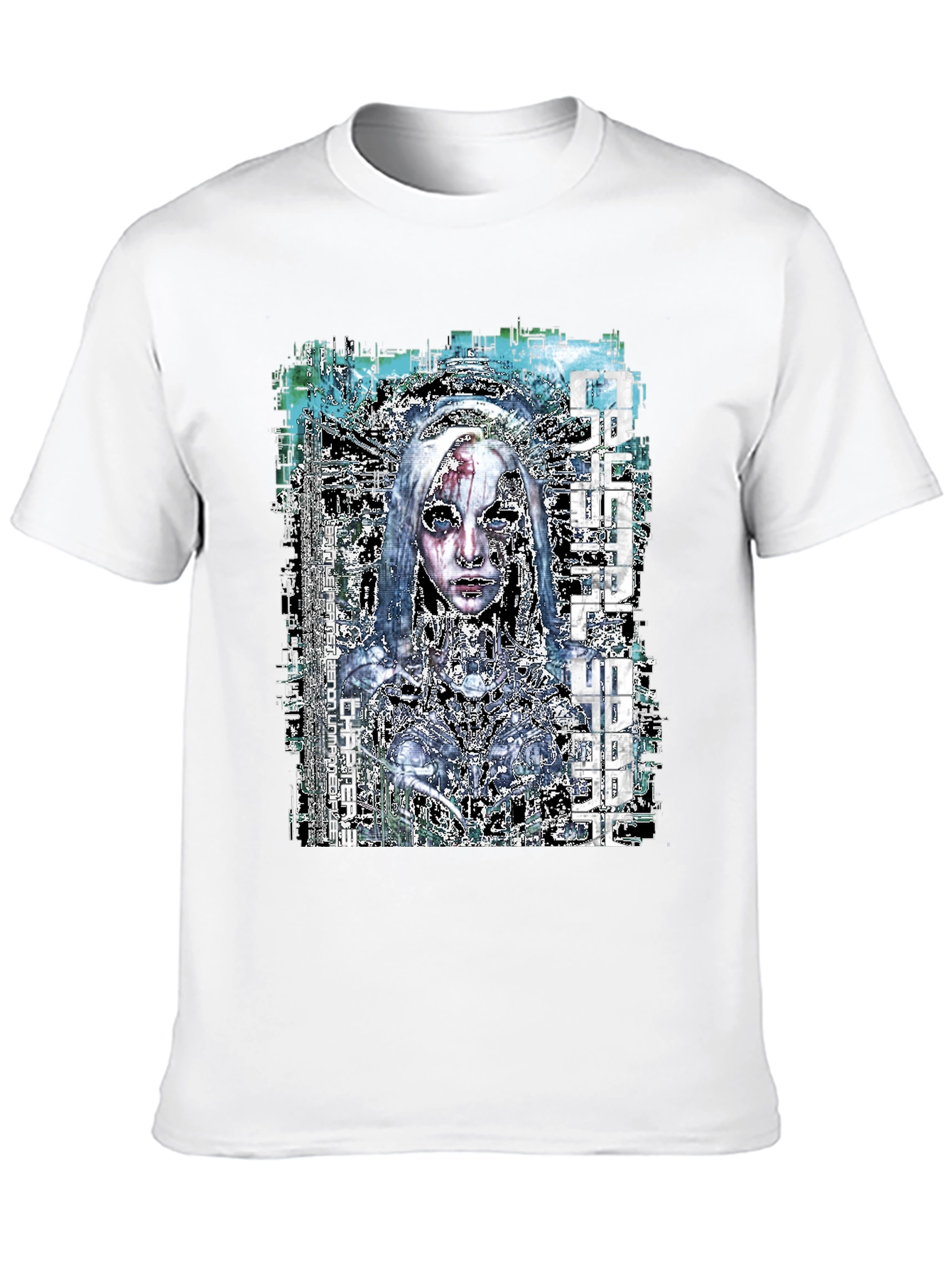 Cyberpunk Anime Graphic Black T-Shirt