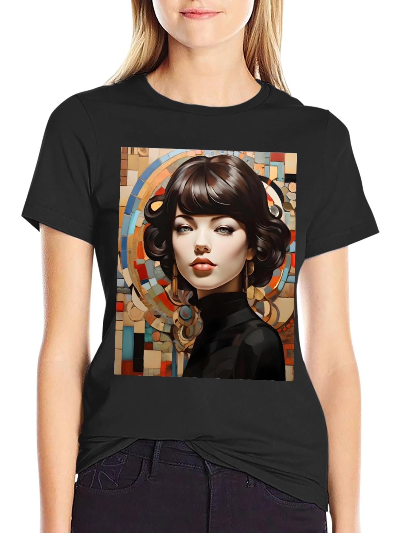 Elegant Woman Portrait T-Shirt