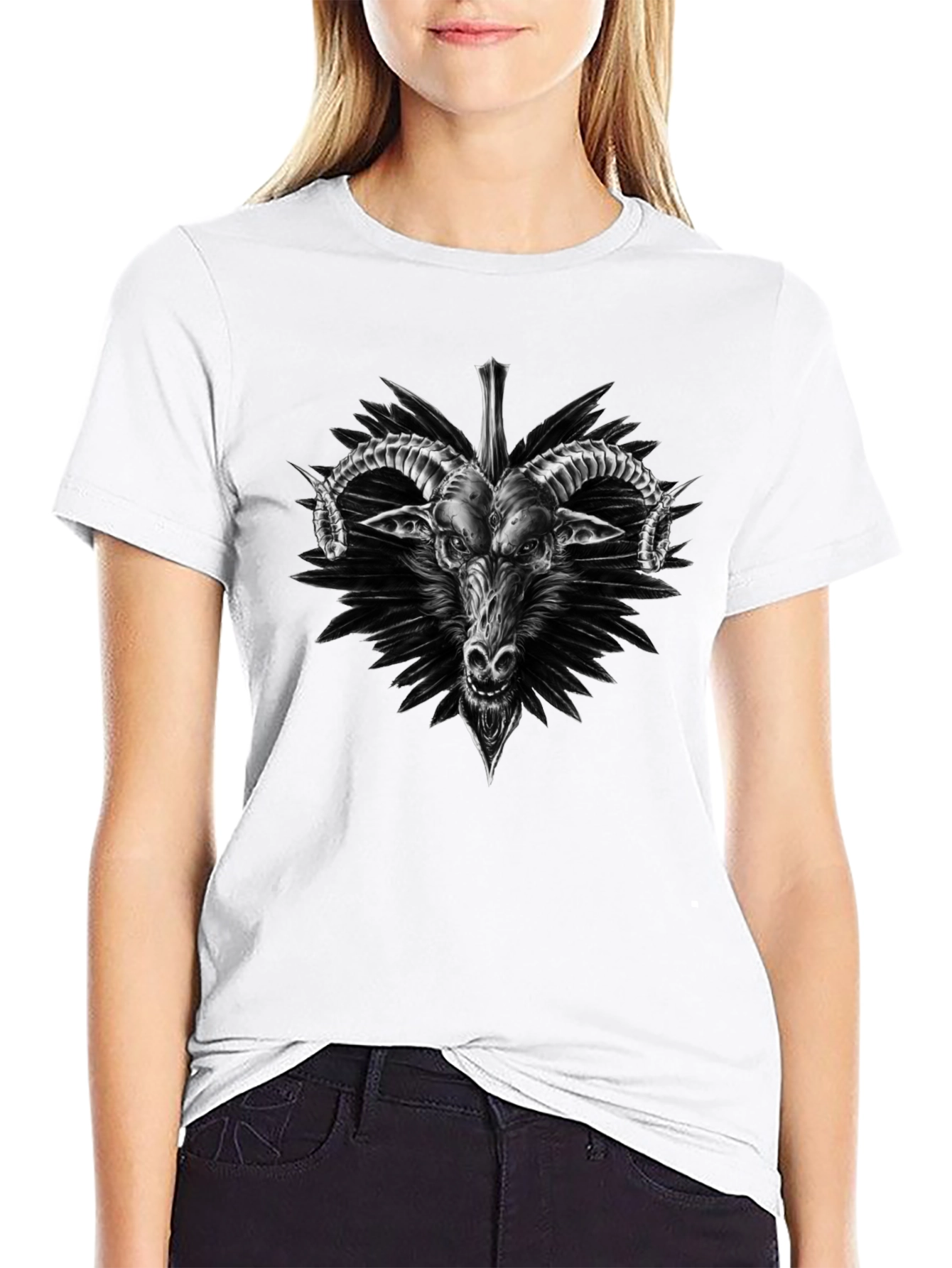 Baphomet Graphic Tee - Dark Goat Shirt