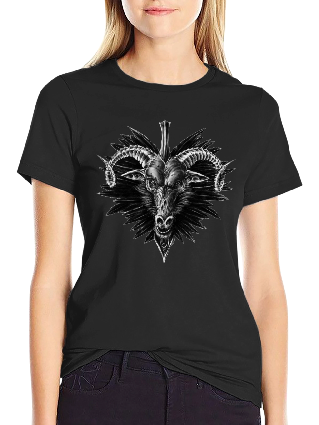 Baphomet Graphic Tee - Dark Goat Shirt