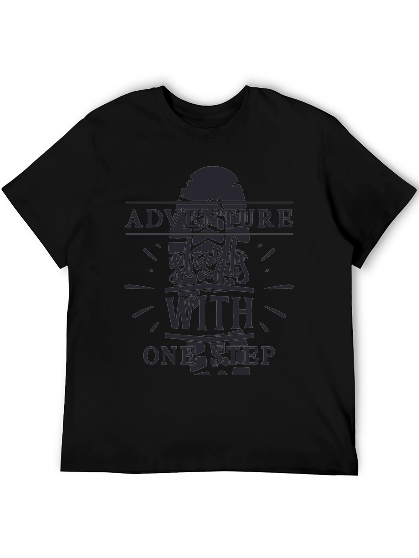 Adventure Starts With One Step Graphic T-Shirt