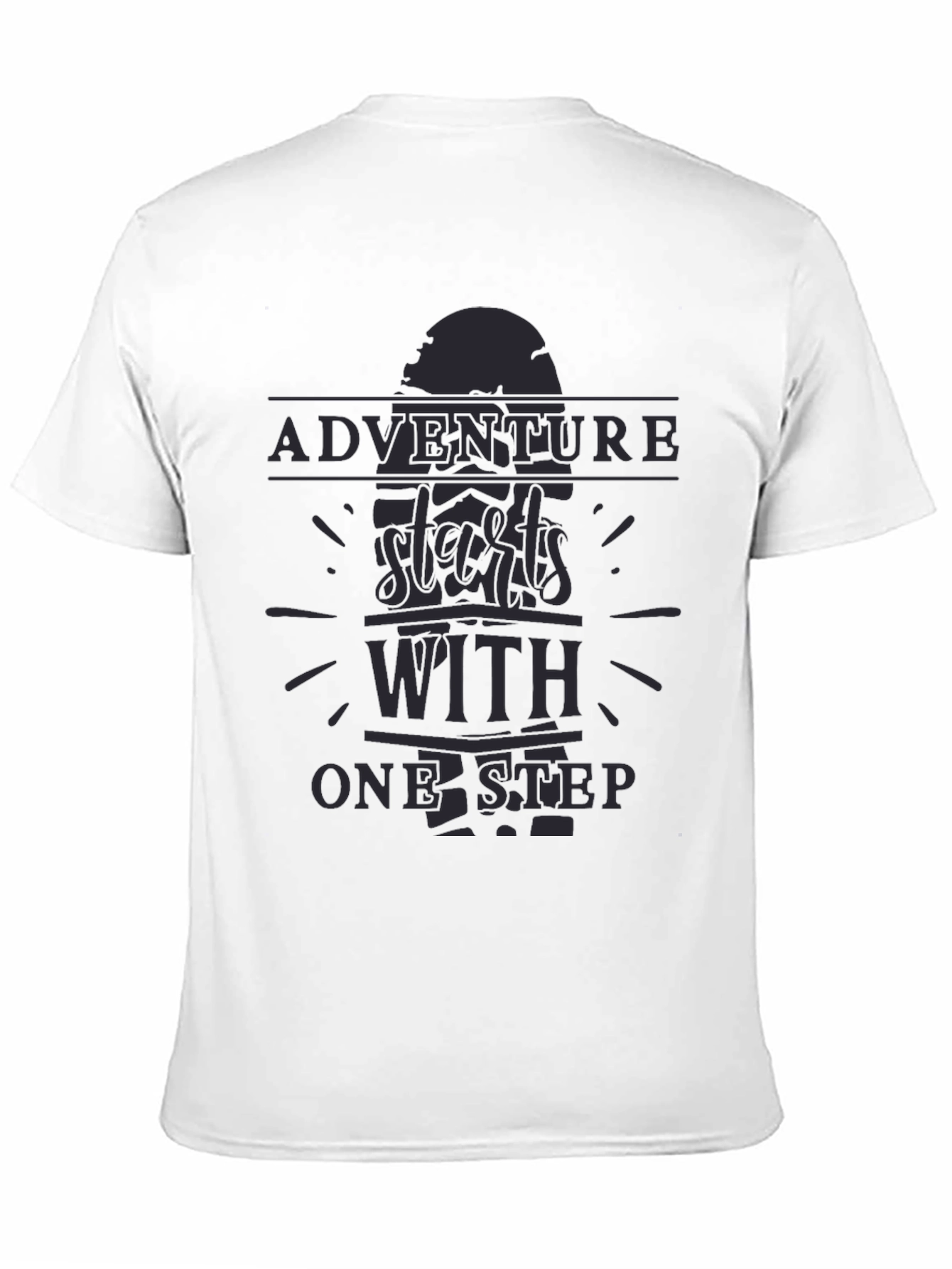 Adventure Starts With One Step Graphic T-Shirt