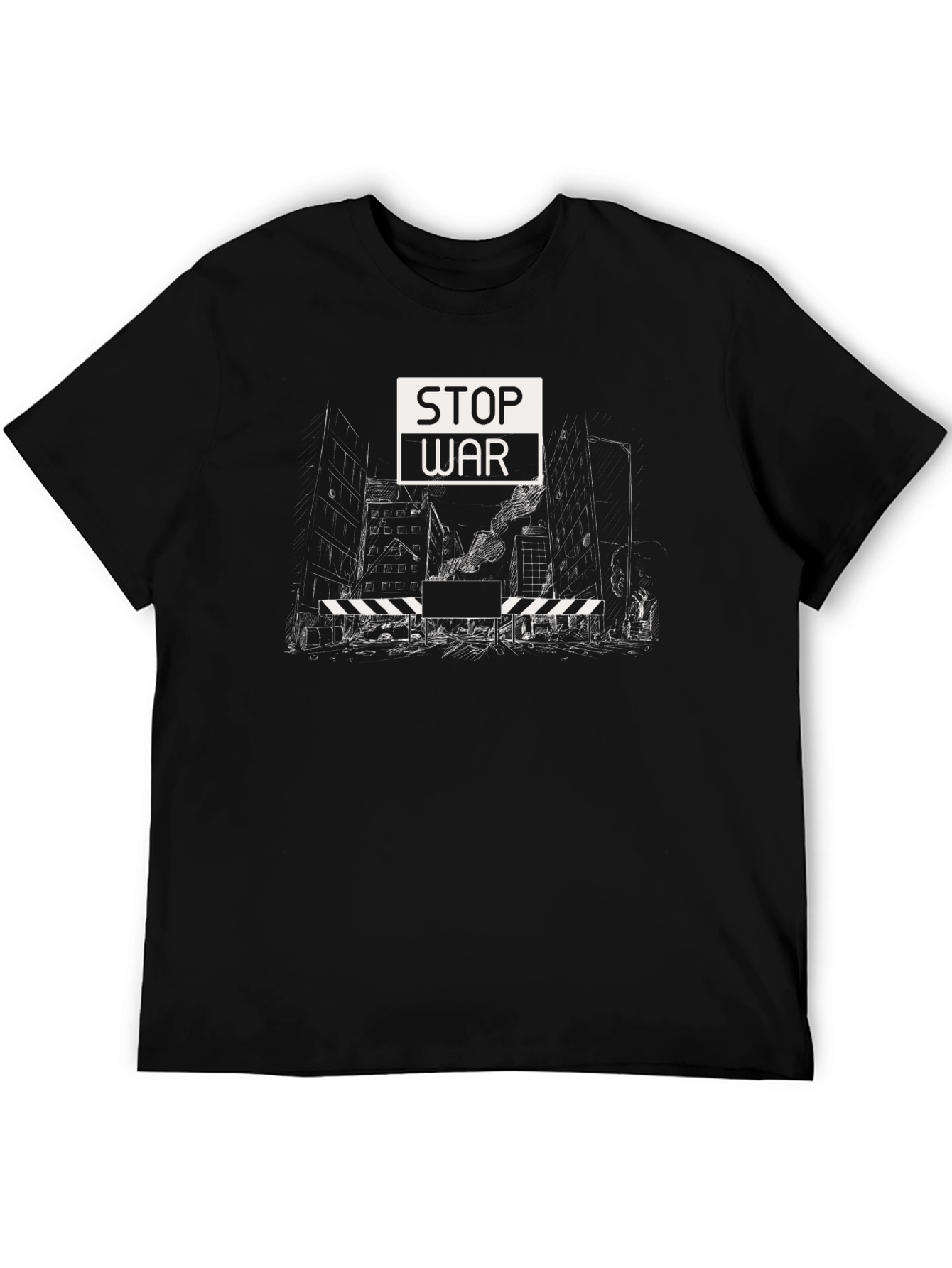 Stop War Graphic T-Shirt - Peace Activist Tee
