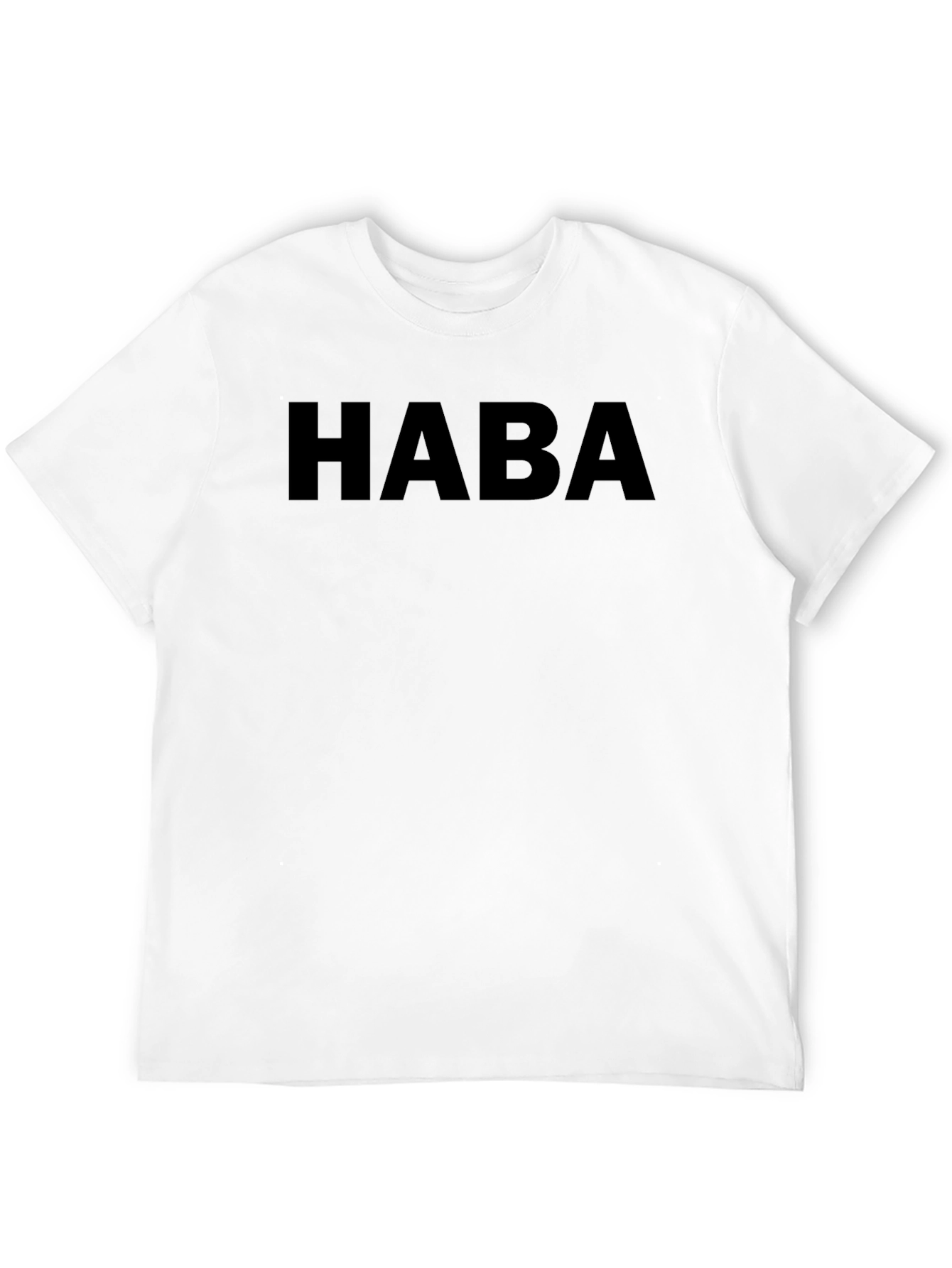 HABA Graphic Tee - Mens Black Casual T-Shirt