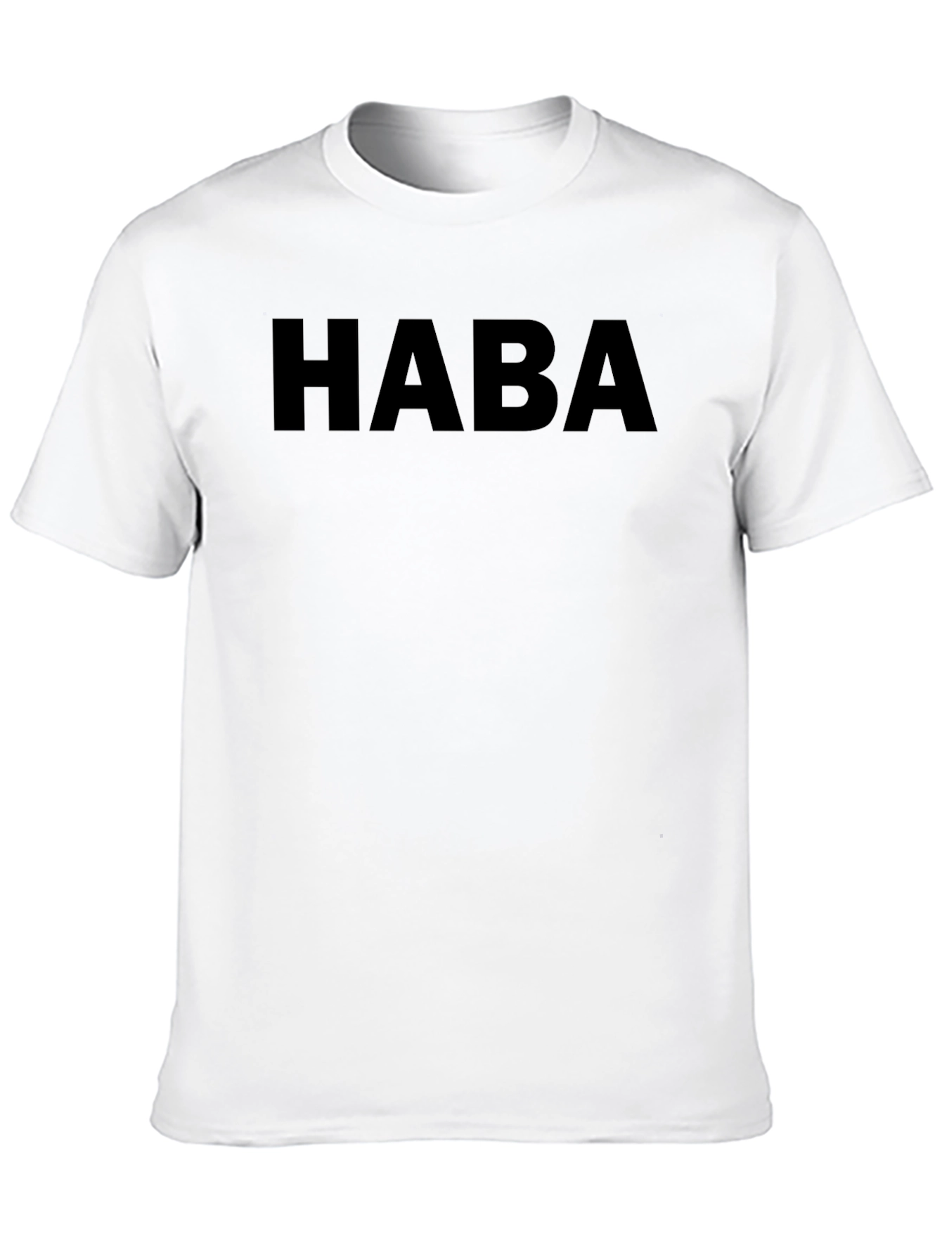 HABA Graphic Tee - Mens Black Casual T-Shirt