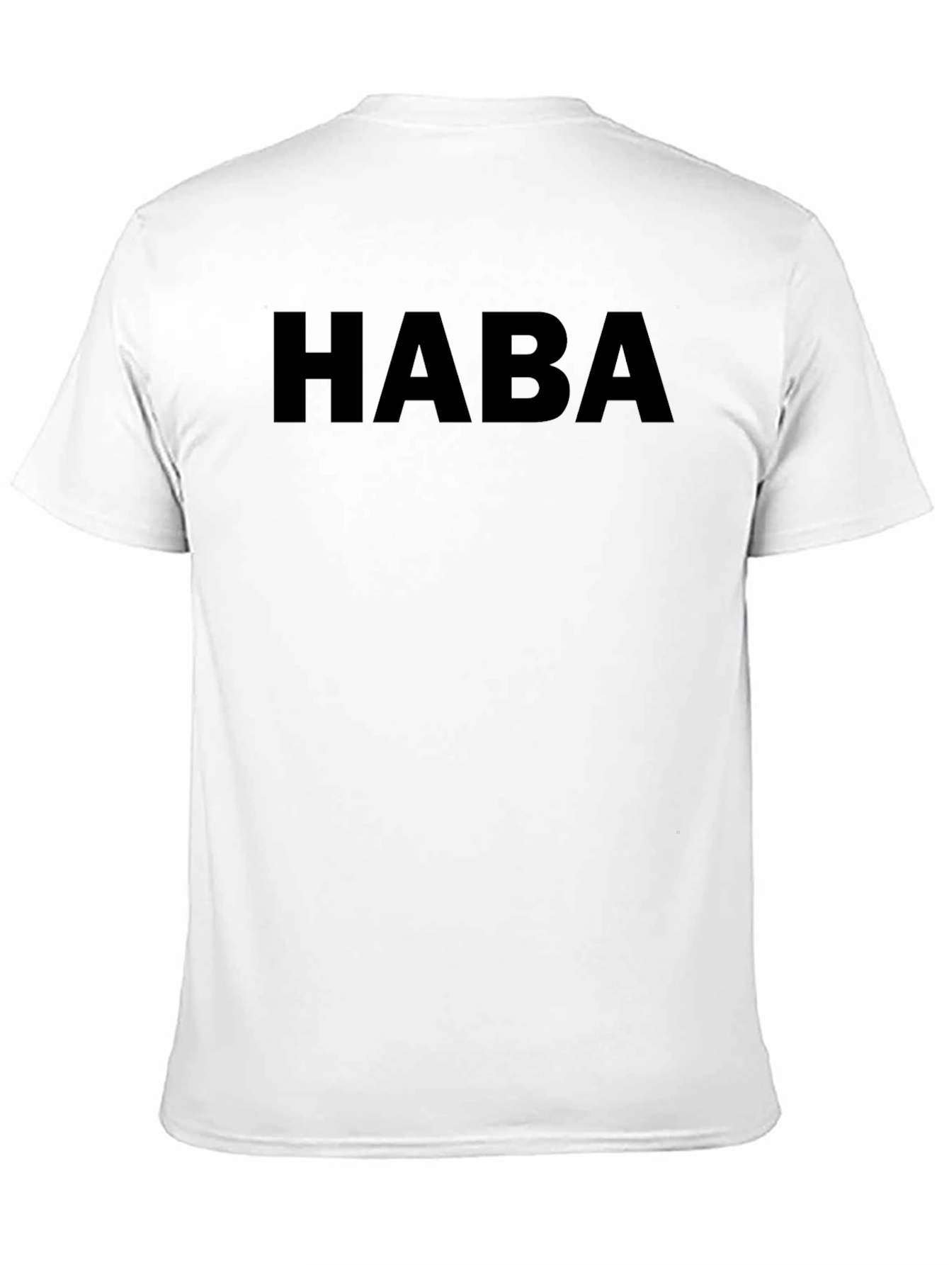 HABA Graphic Tee - Mens Black Casual T-Shirt