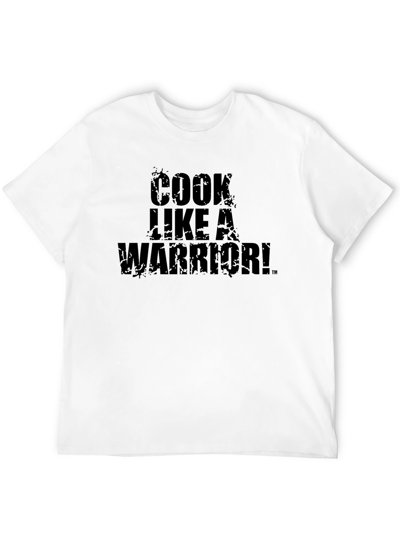 Cook Like A Warrior Black Graphic T-Shirt