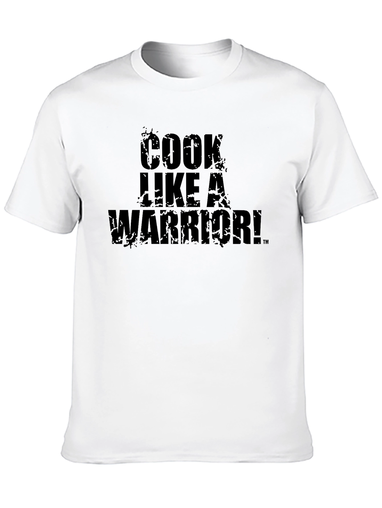 Cook Like A Warrior Black Graphic T-Shirt