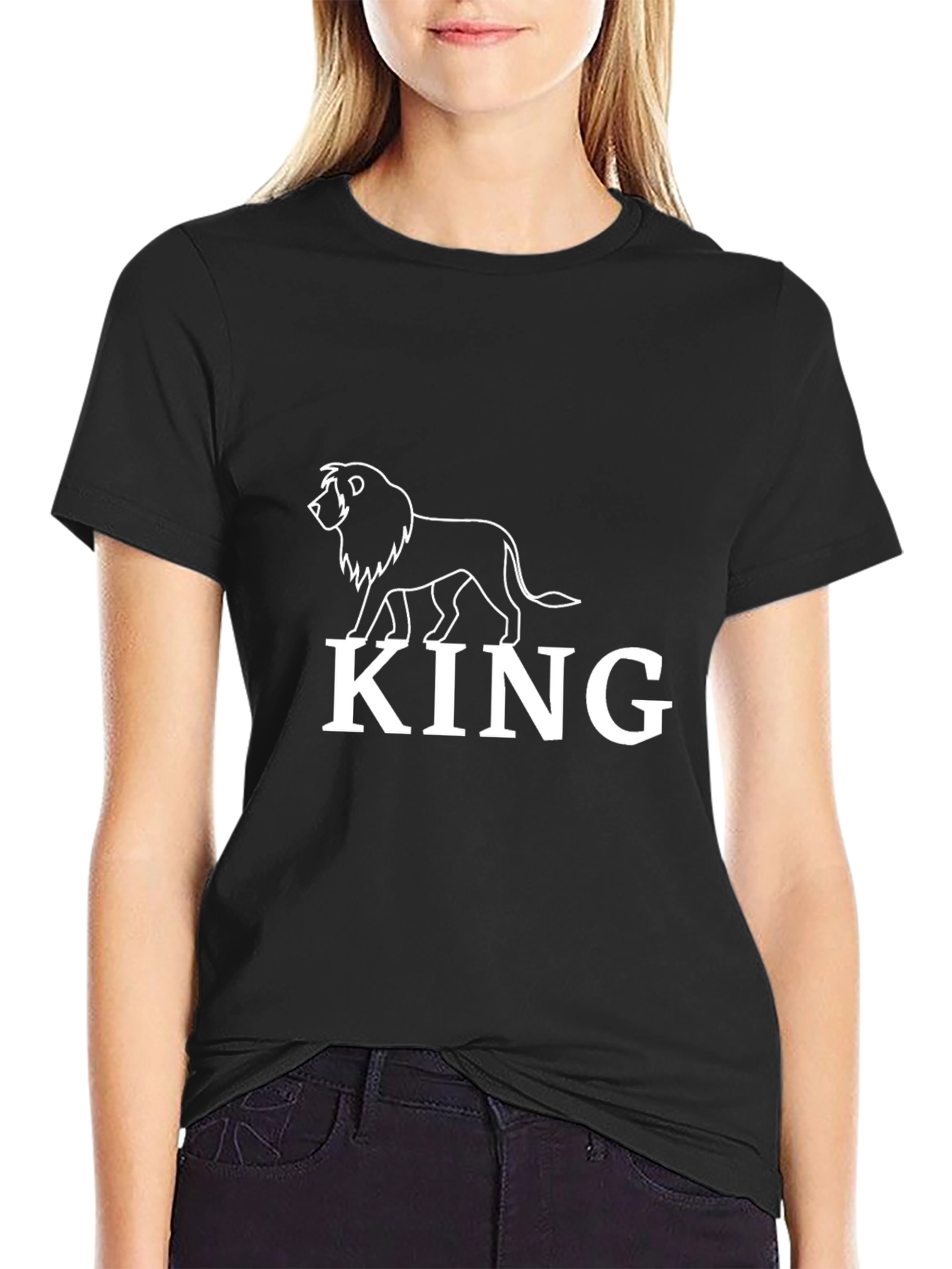 Lion King Graphic T-Shirt - Black