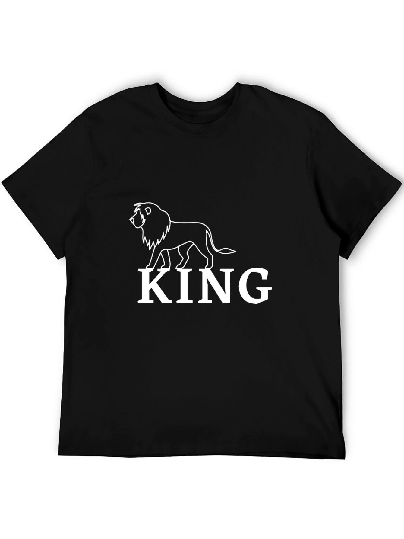 Lion King Graphic T-Shirt - Black