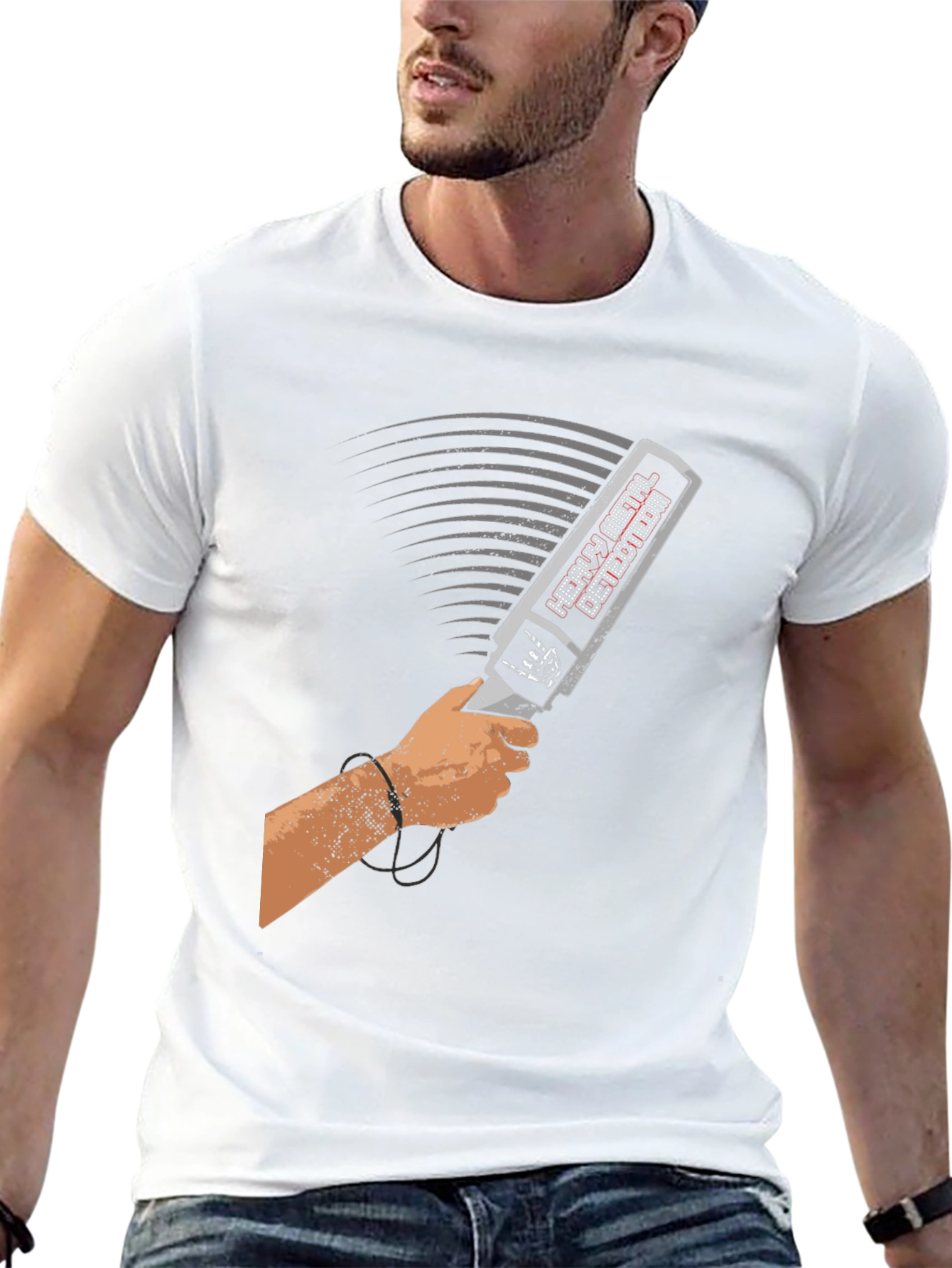 Heavy Metal Detector Graphic Tee