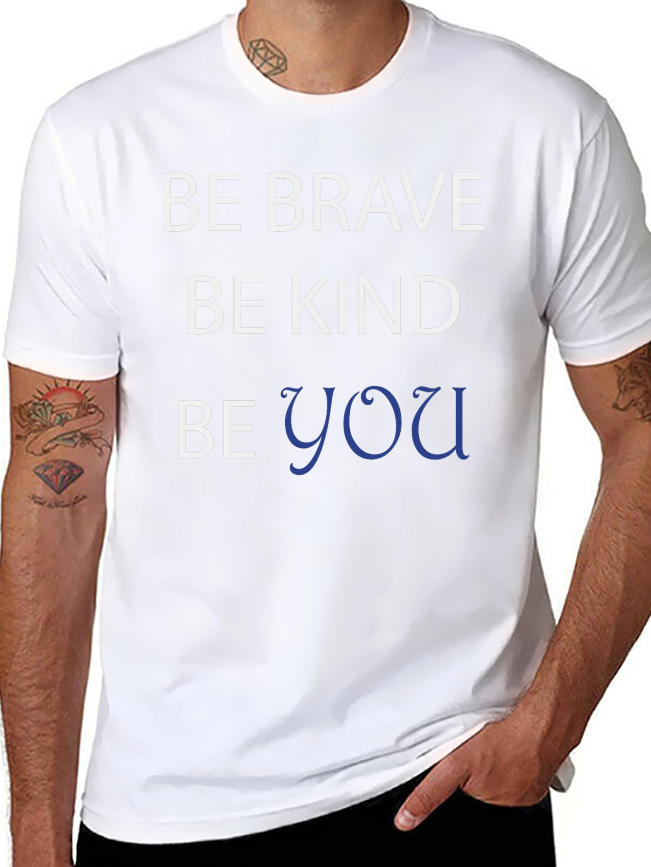Be Brave Be Kind Be You Black T-Shirt