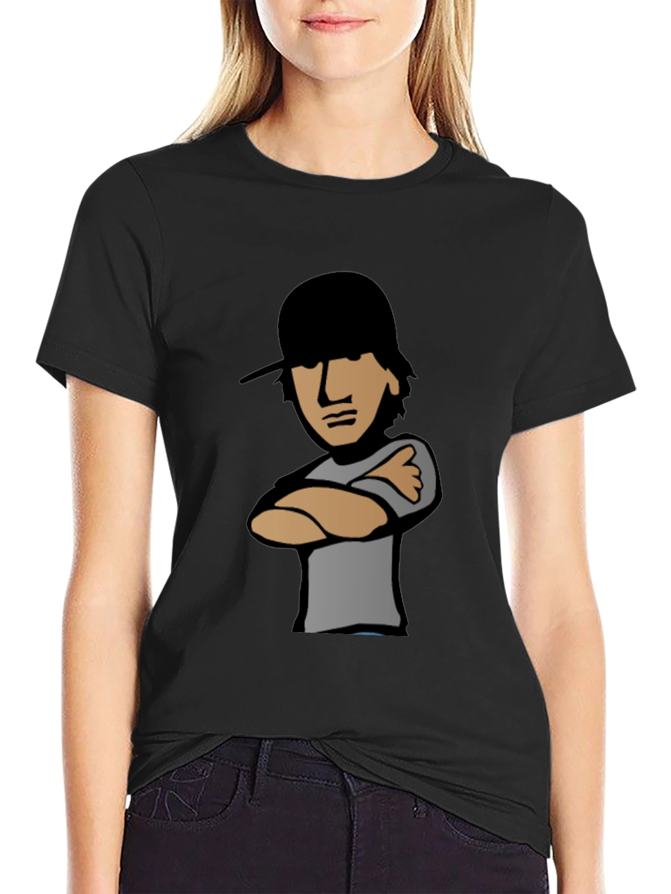 Cool Cartoon Character Graphic Tee