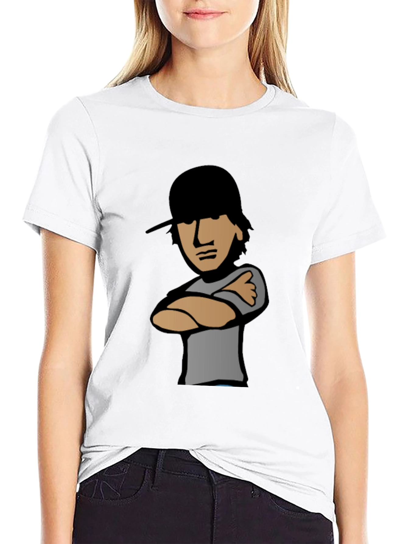 Cool Cartoon Character Graphic Tee