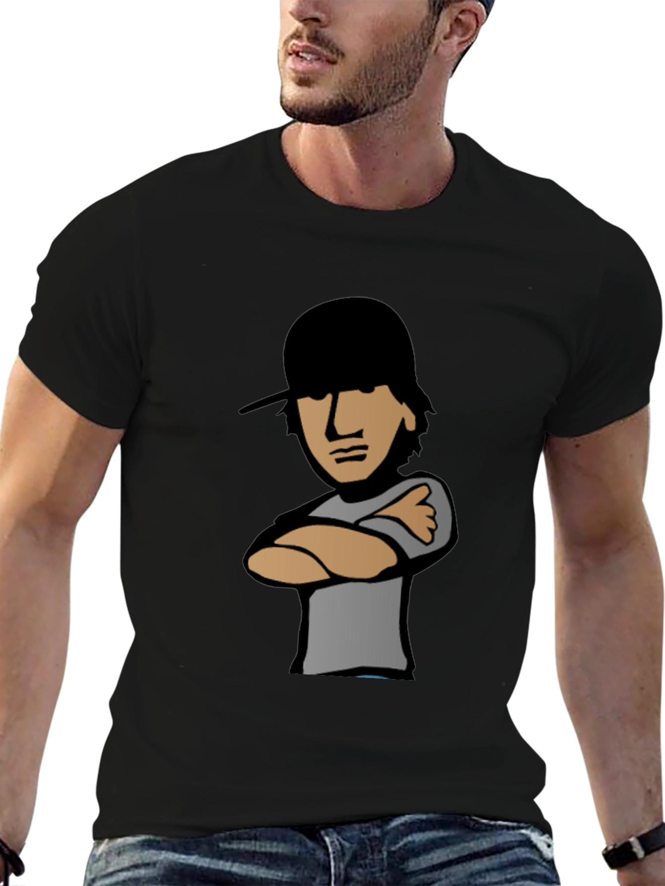 Cool Cartoon Character Graphic Tee