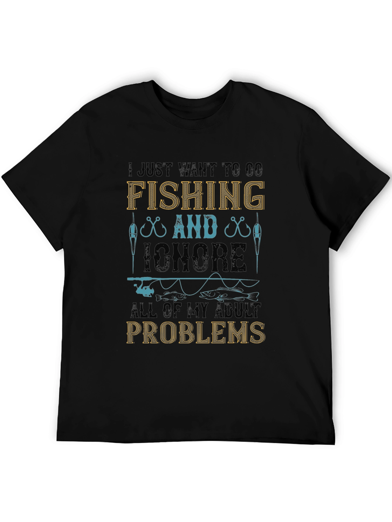 Fishing T-Shirt - Ignore Adult Problems