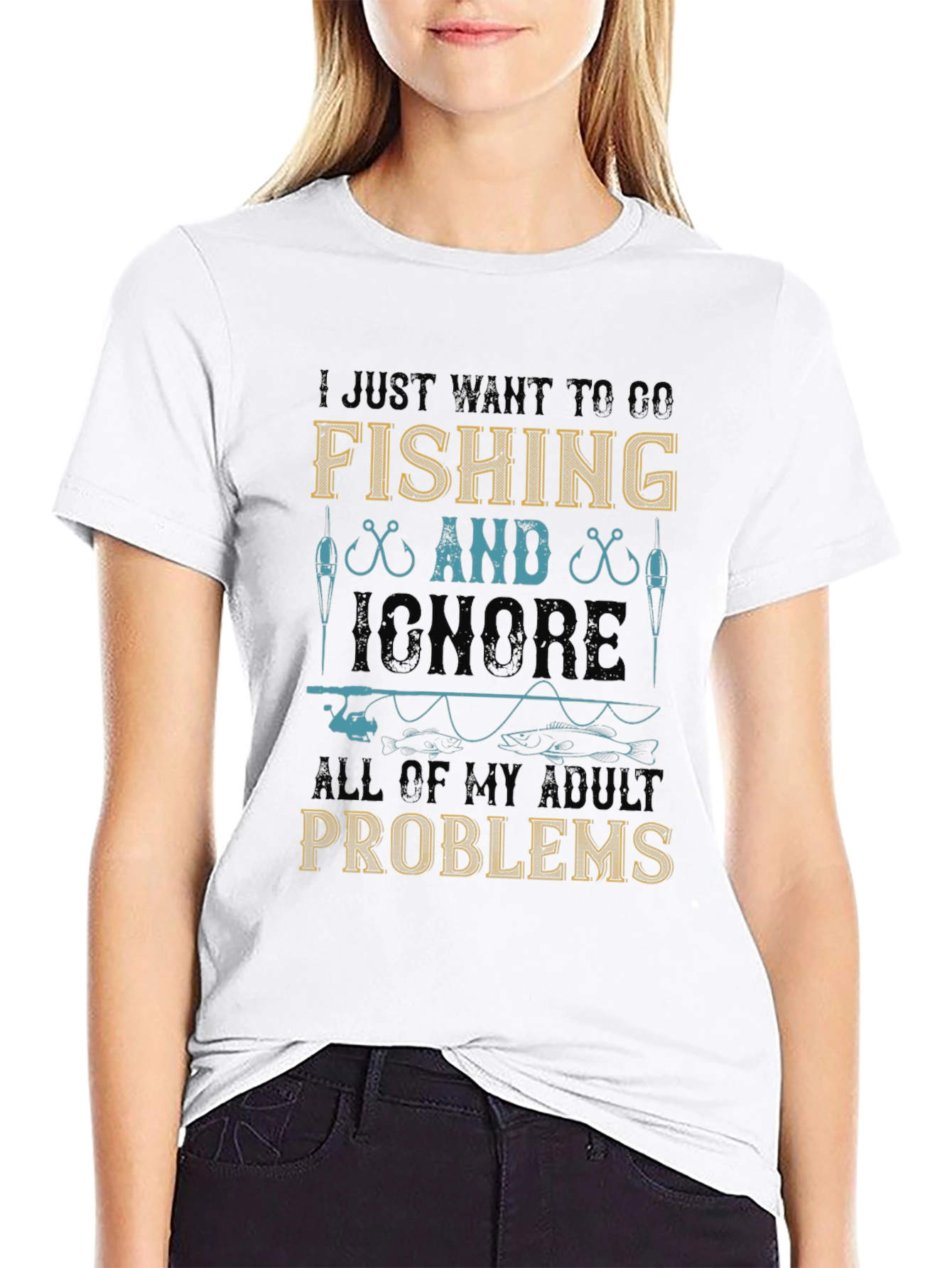 Fishing T-Shirt - Ignore Adult Problems