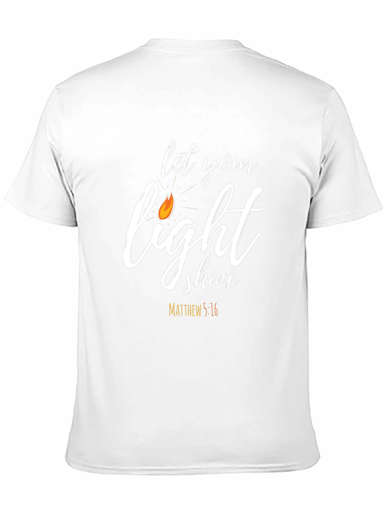 Let Your Light Shine T-Shirt - Christian Faith Apparel