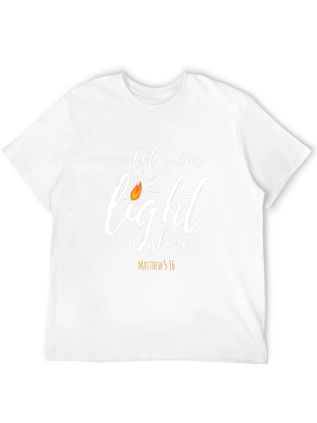Let Your Light Shine T-Shirt - Christian Faith Apparel