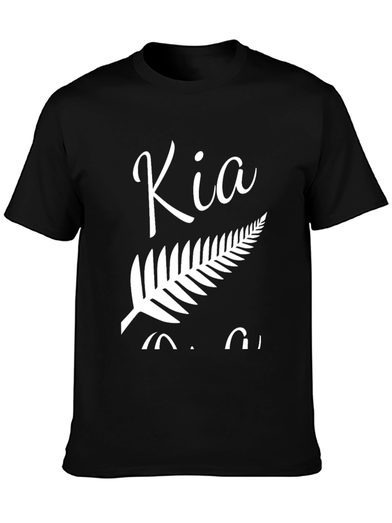 Kia Ora New Zealand T-Shirt - Fern Design