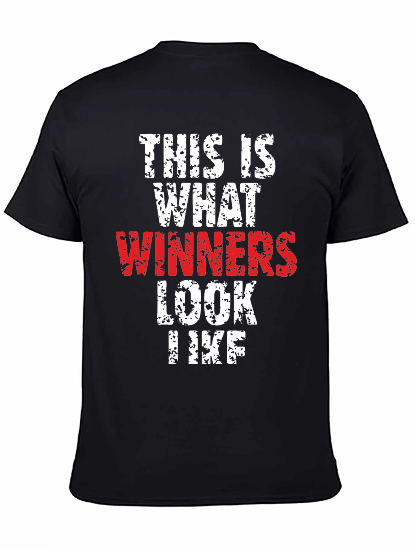 Winners T-Shirt - Motivational Black Tee