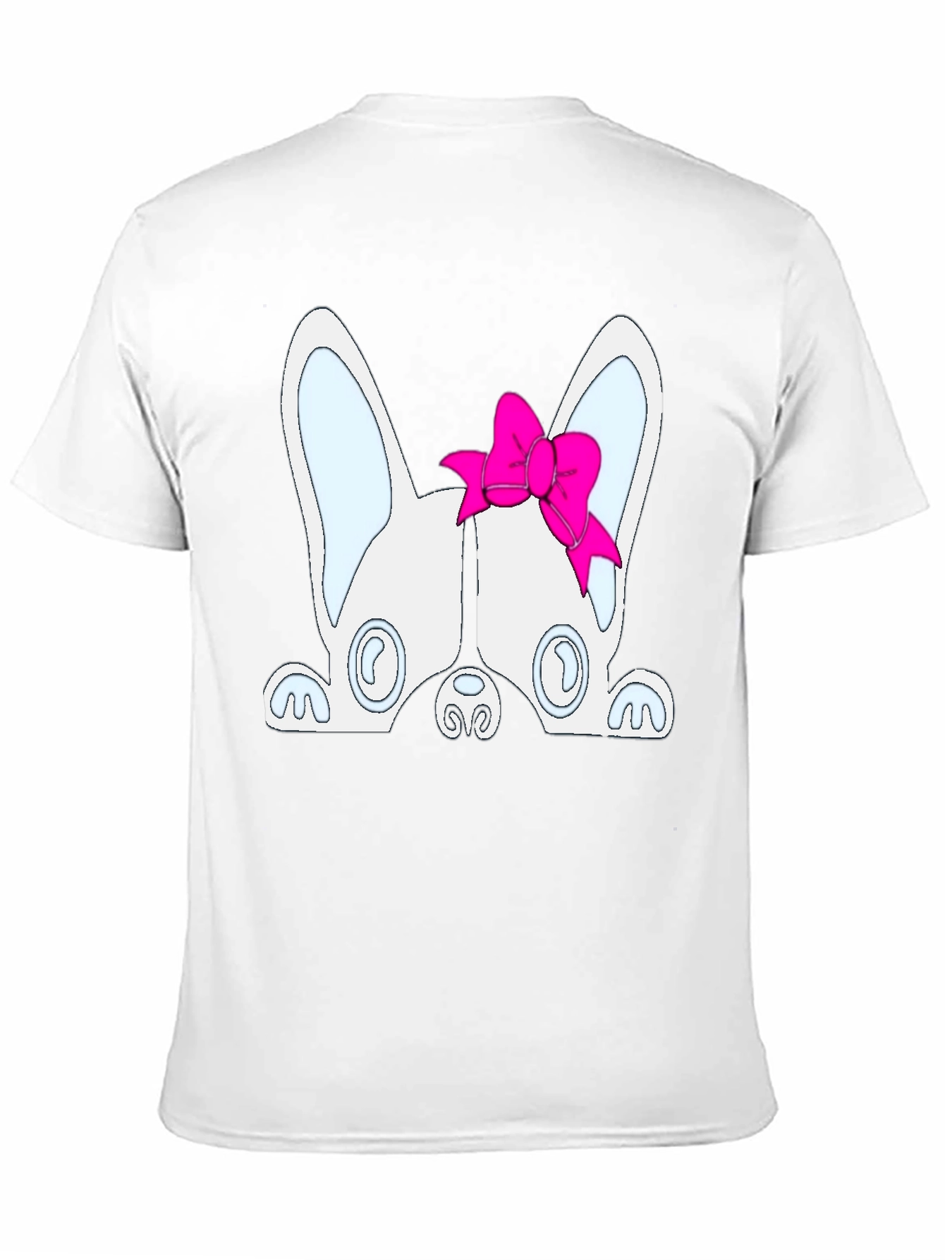 Dog with Bow T-Shirt - Cute Puppy Tee