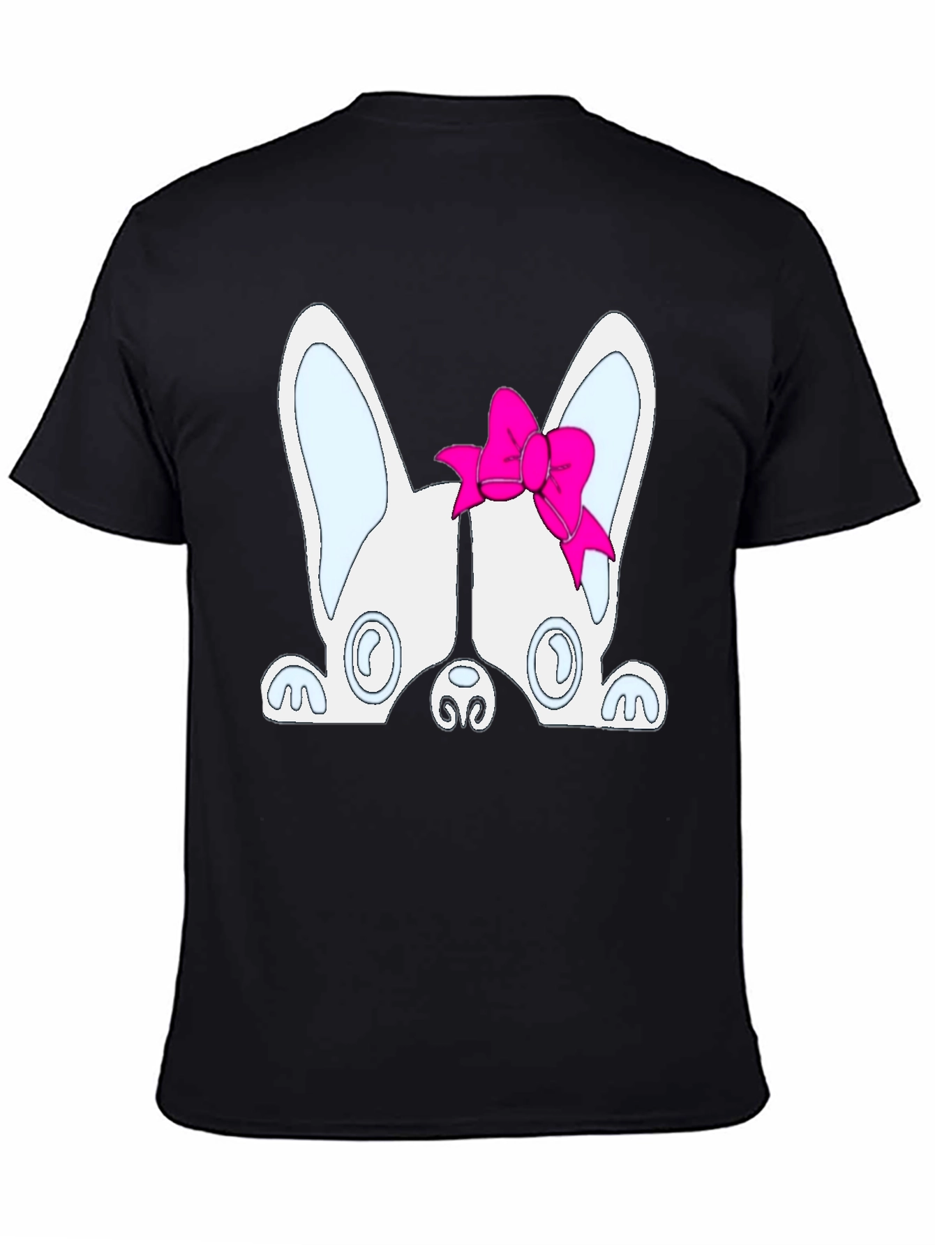 Dog with Bow T-Shirt - Cute Puppy Tee