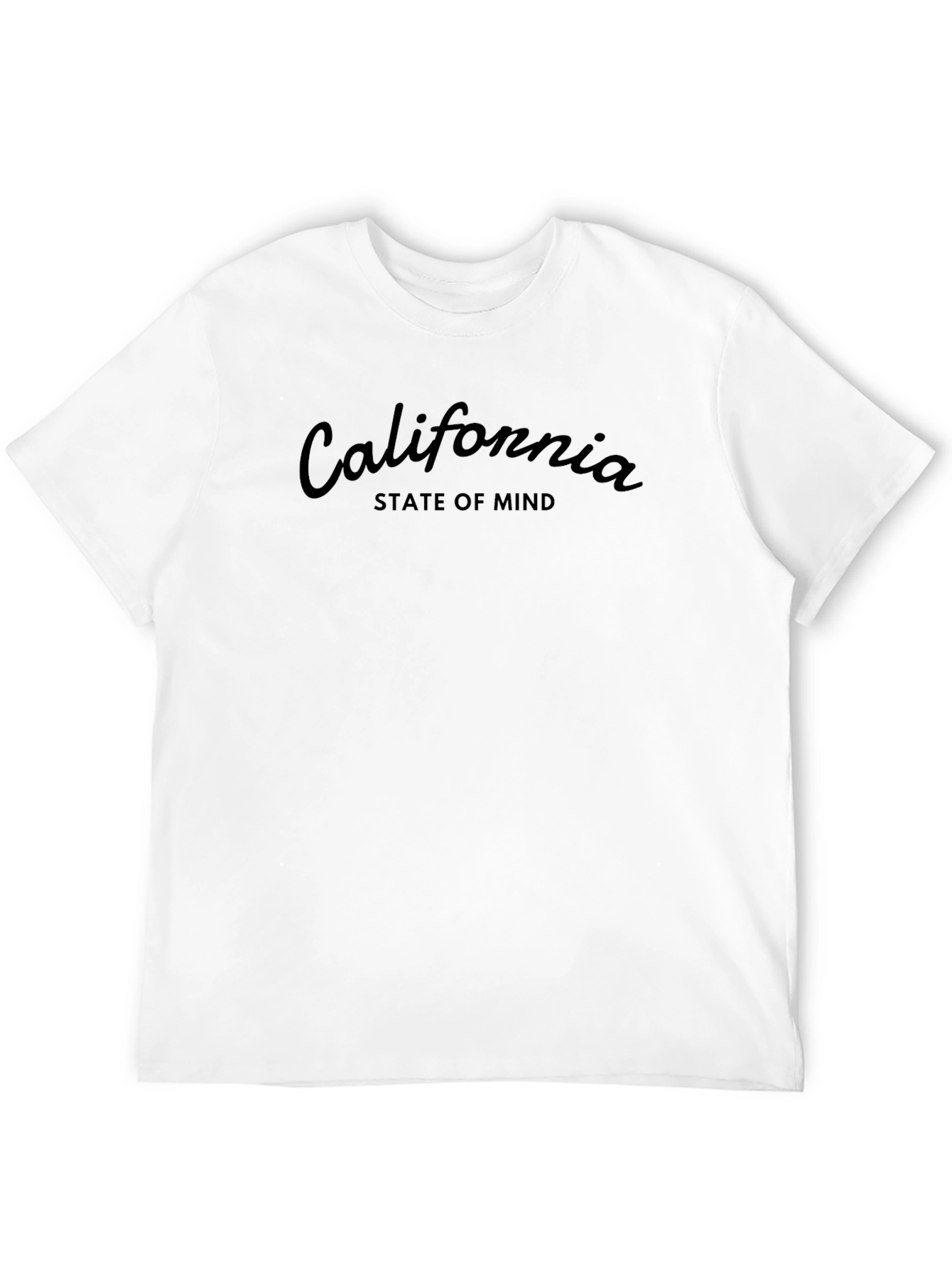 California State of Mind Black T-Shirt