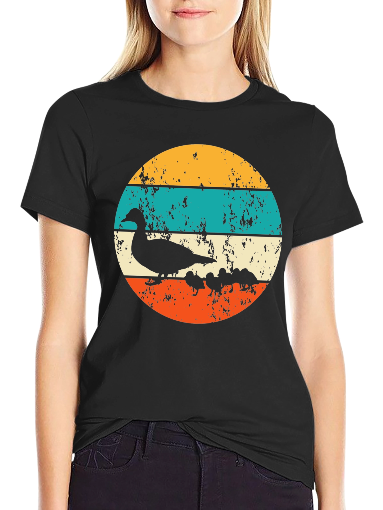 Retro Ducklings Graphic Tee