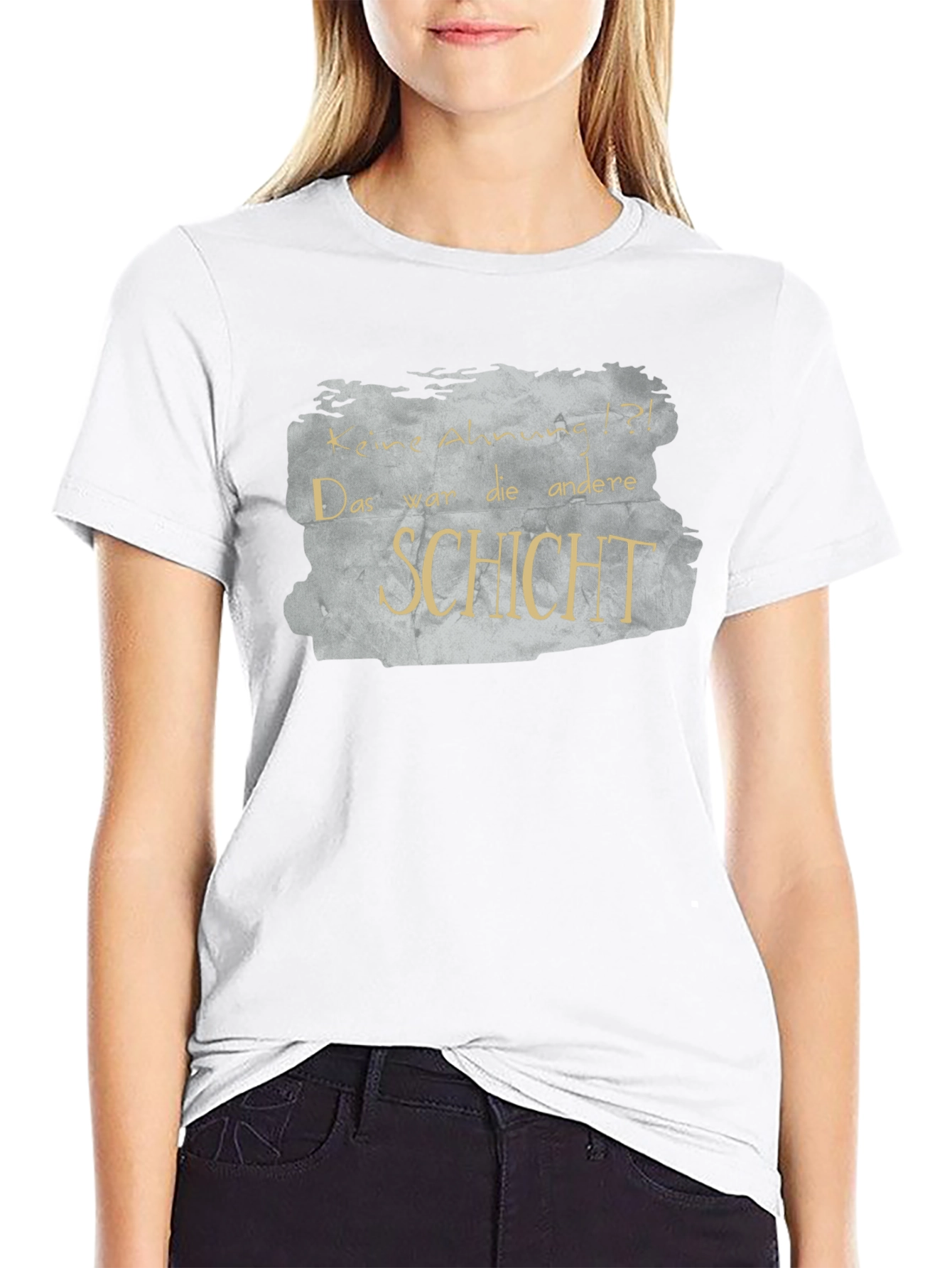 Keine Ahnung T-Shirt - Funny German Phrase Tee