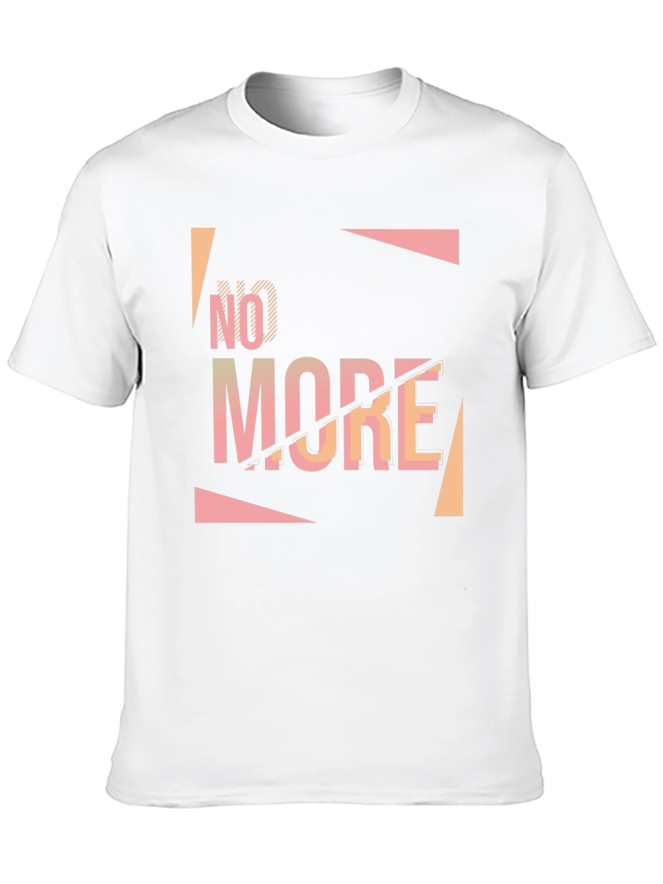 Edgy No More Graphic Black T-Shirt