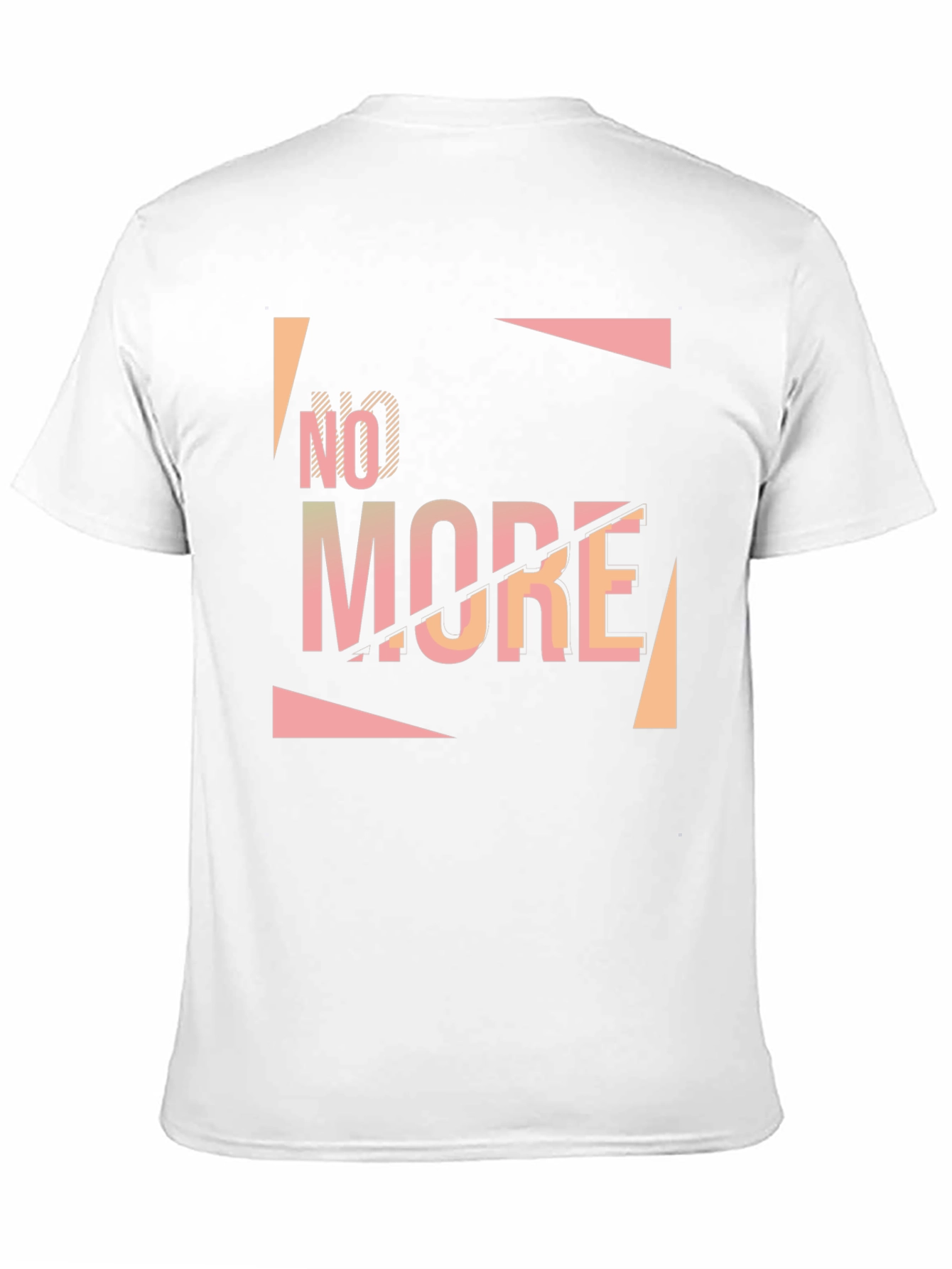 Edgy No More Graphic Black T-Shirt