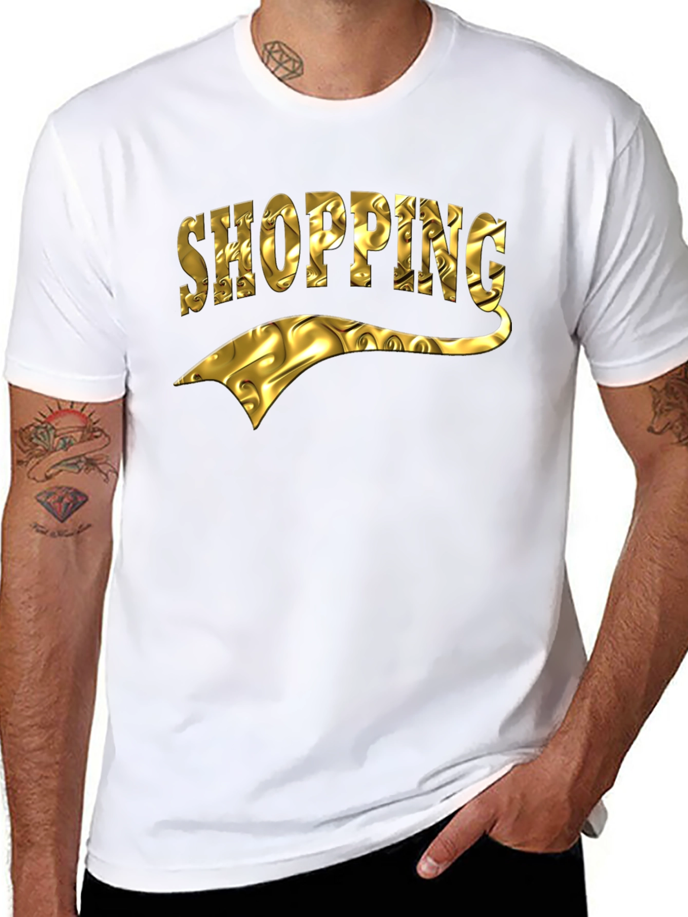 Golden Shopping Tee