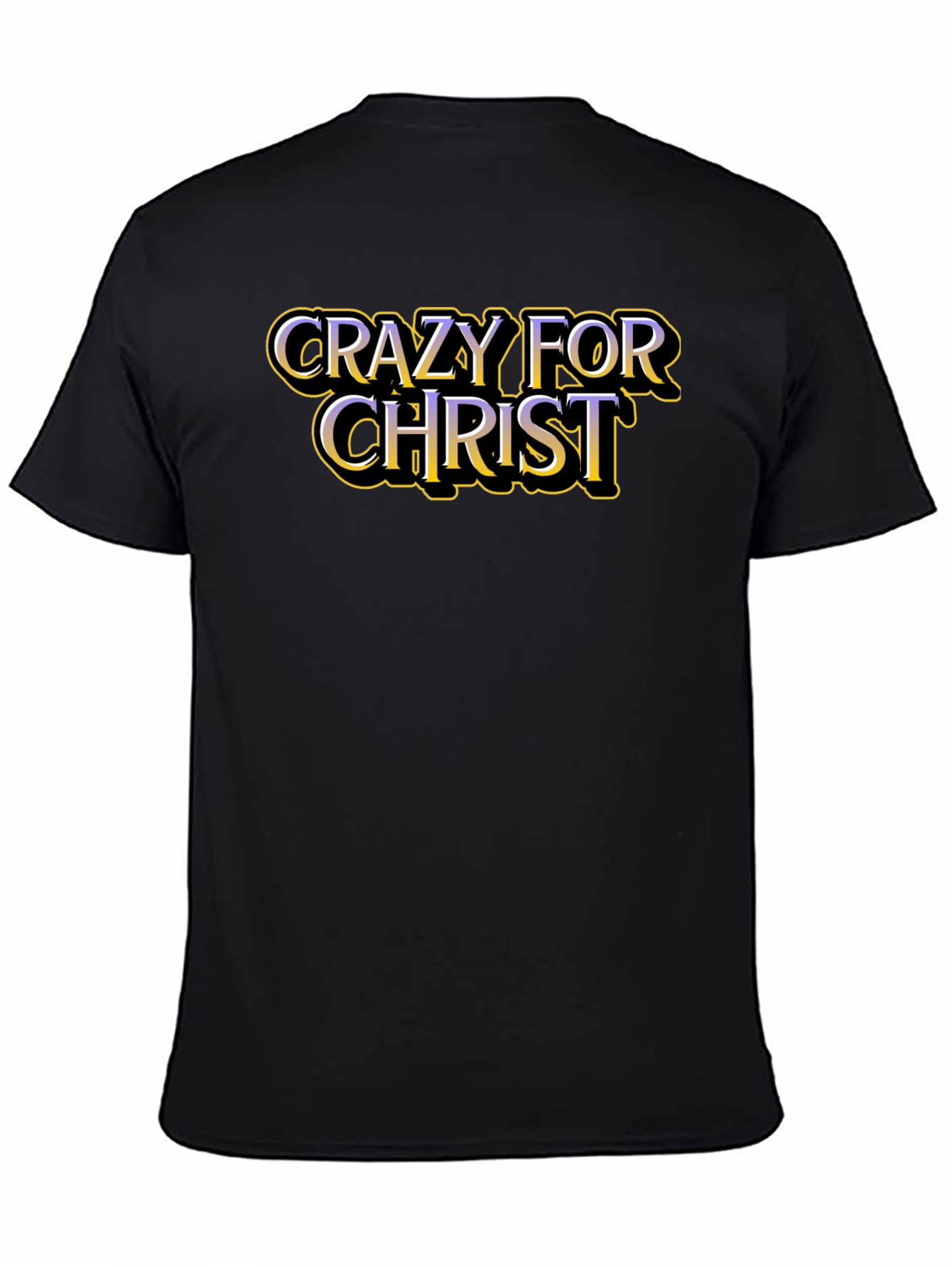 Crazy For Christ Graphic T-Shirt - Black
