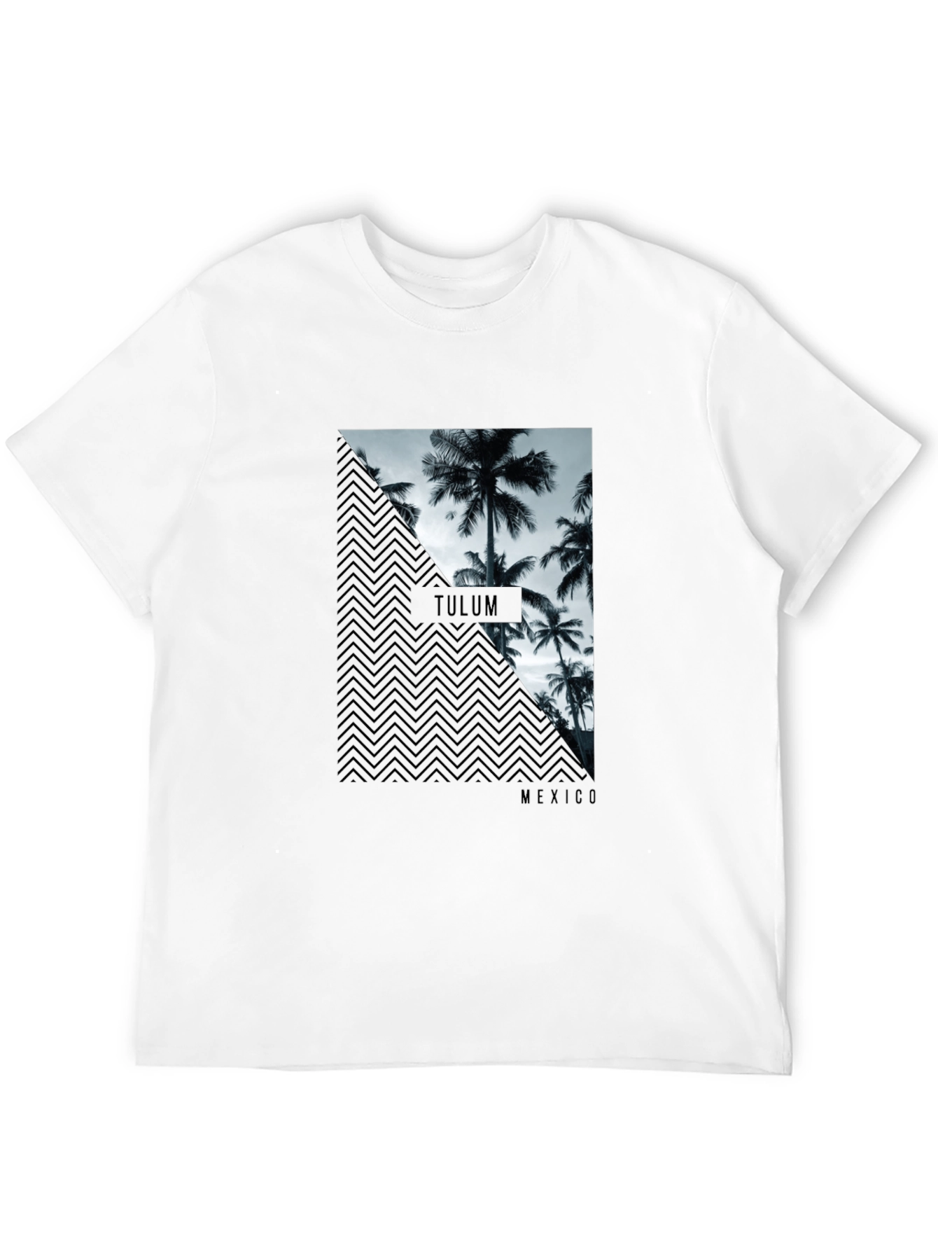 Tulum Mexico Graphic Tee - Black