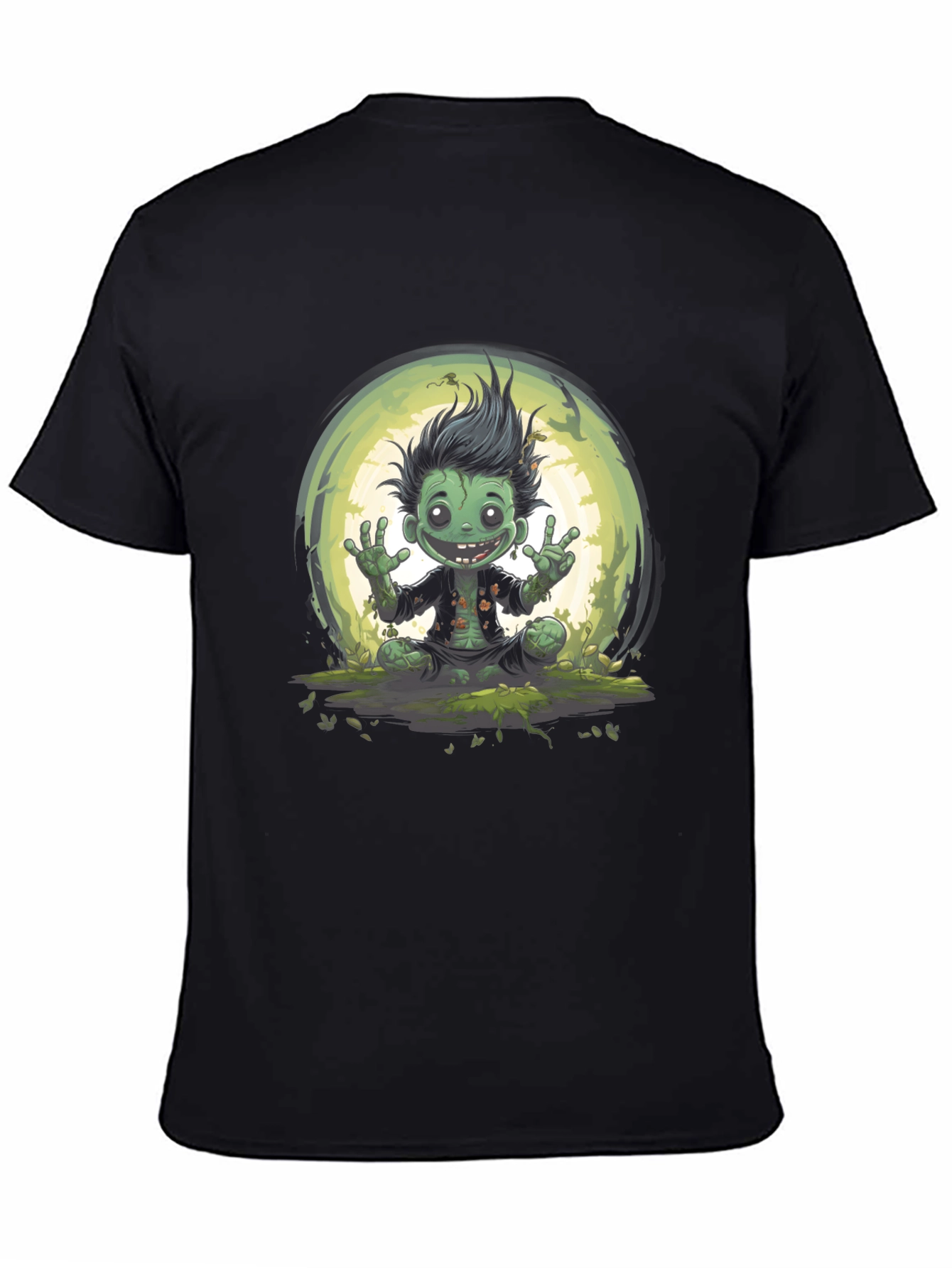 Zombie Kid Graphic Tee - Black