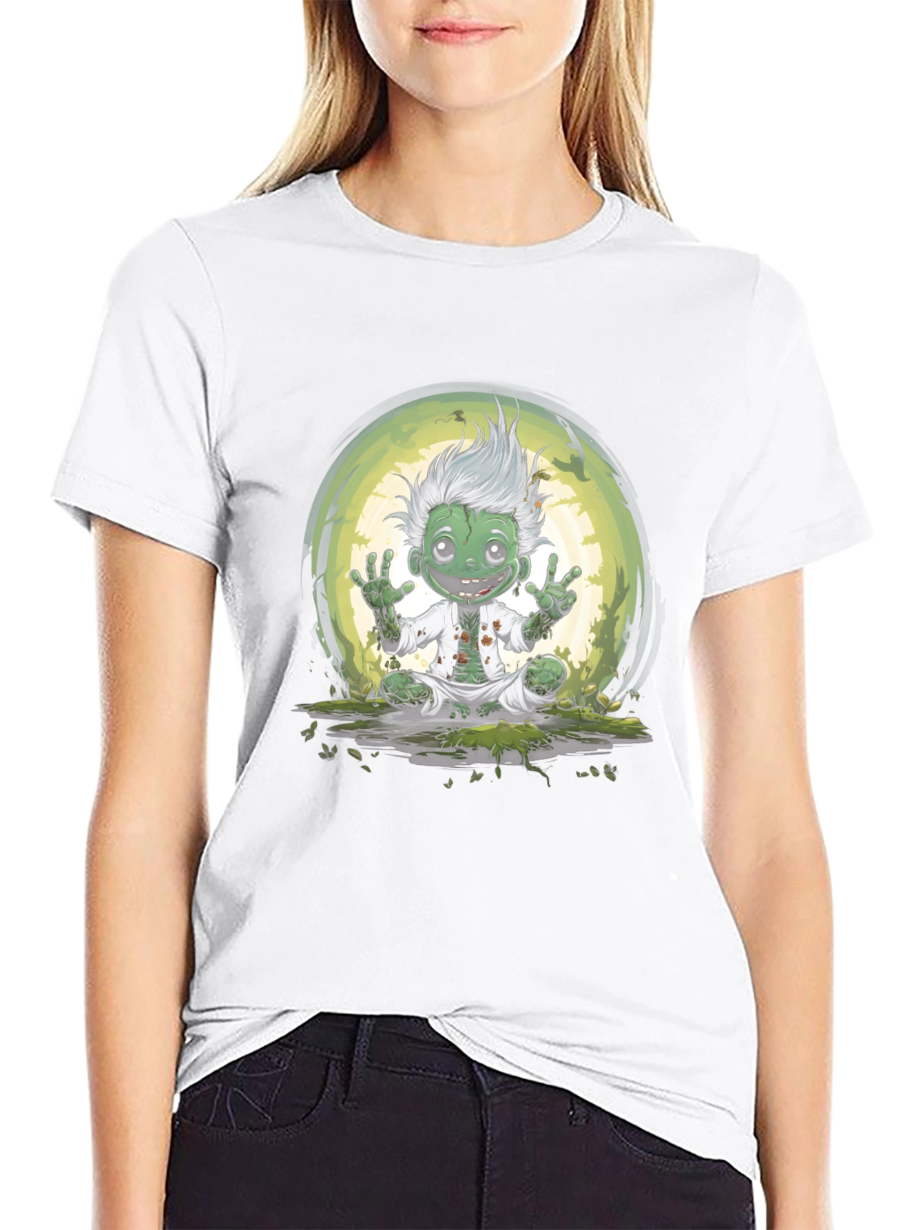 Zombie Kid Graphic Tee - Black