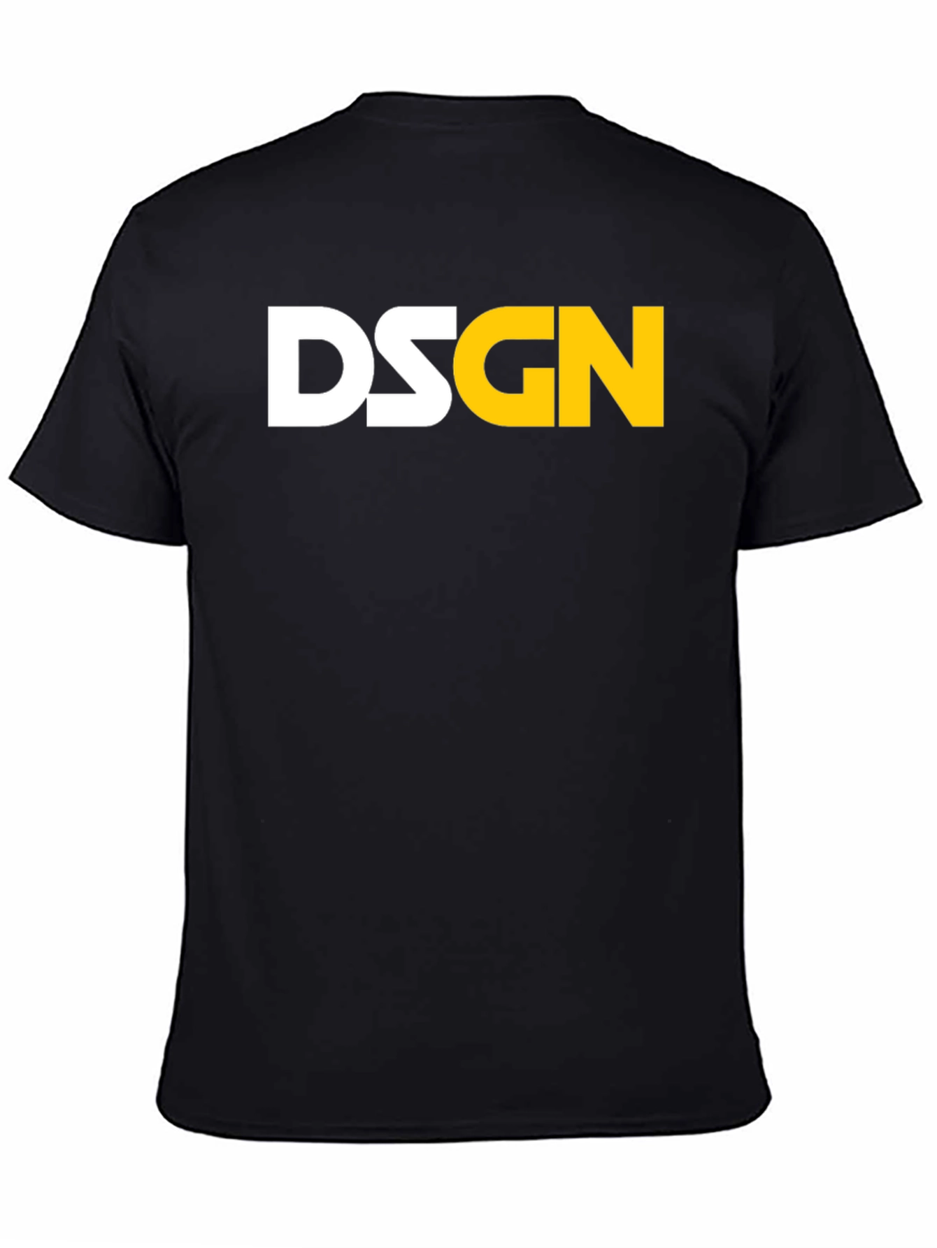 DSGN Black Graphic Tee - Modern Streetwear