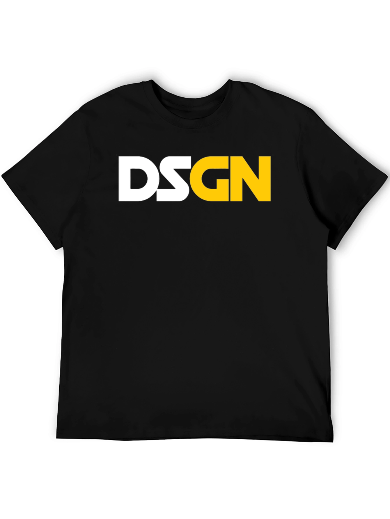 DSGN Black Graphic Tee - Modern Streetwear