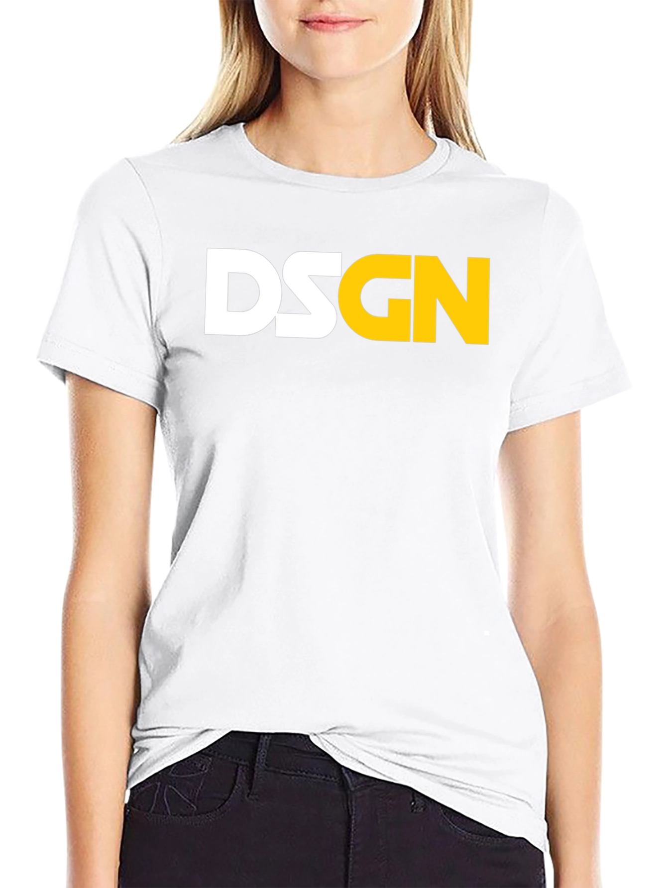 DSGN Black Graphic Tee - Modern Streetwear
