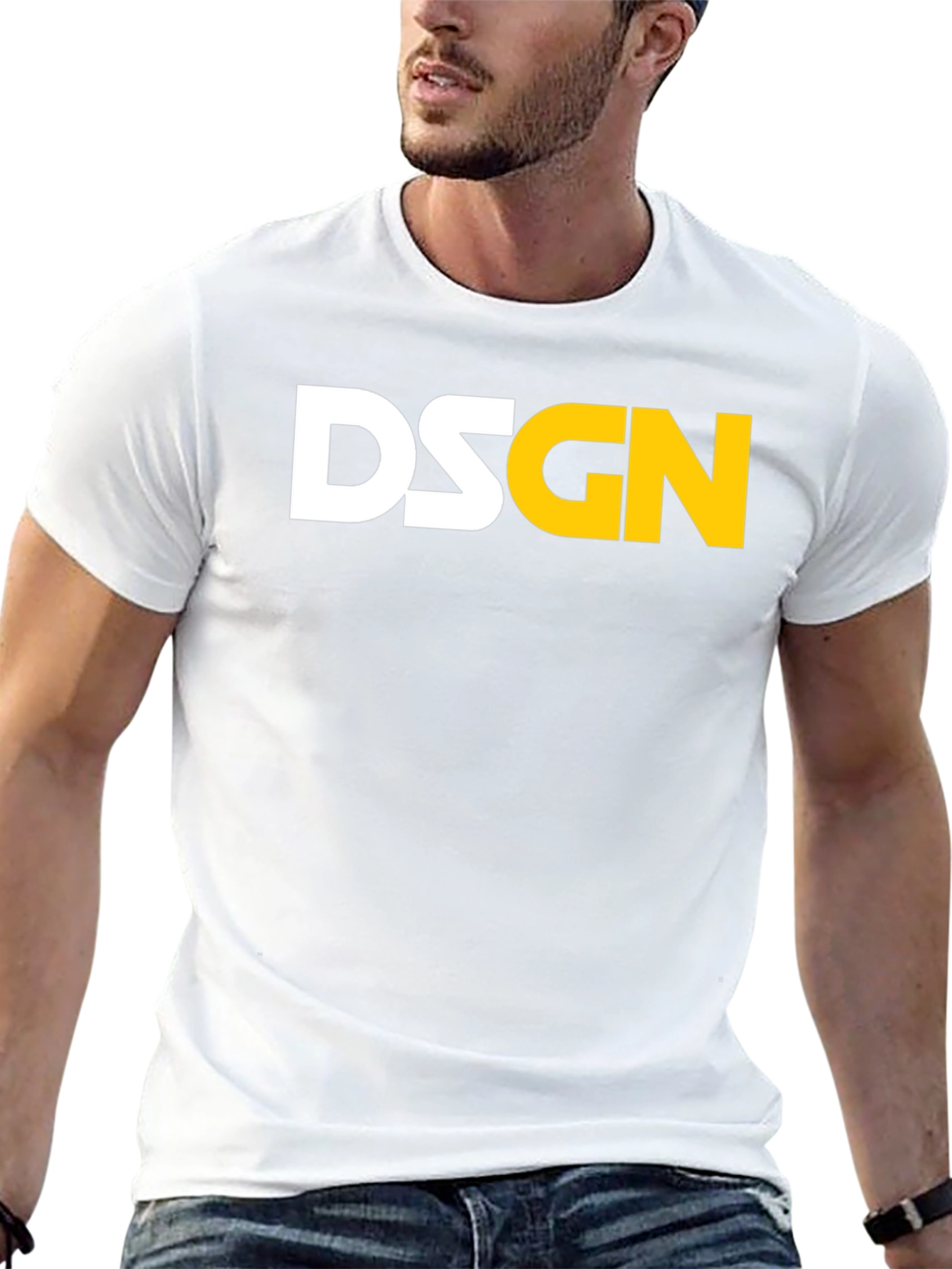 DSGN Black Graphic Tee - Modern Streetwear
