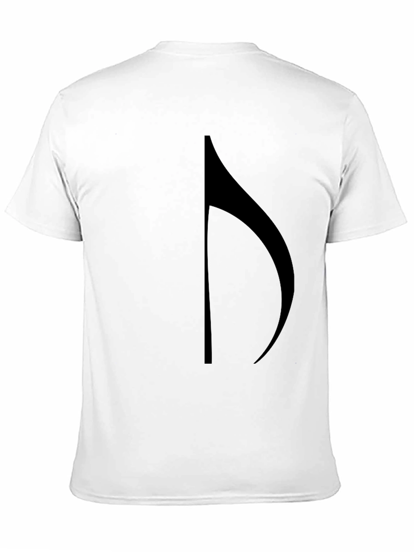 Music Note Graphic Black T-Shirt