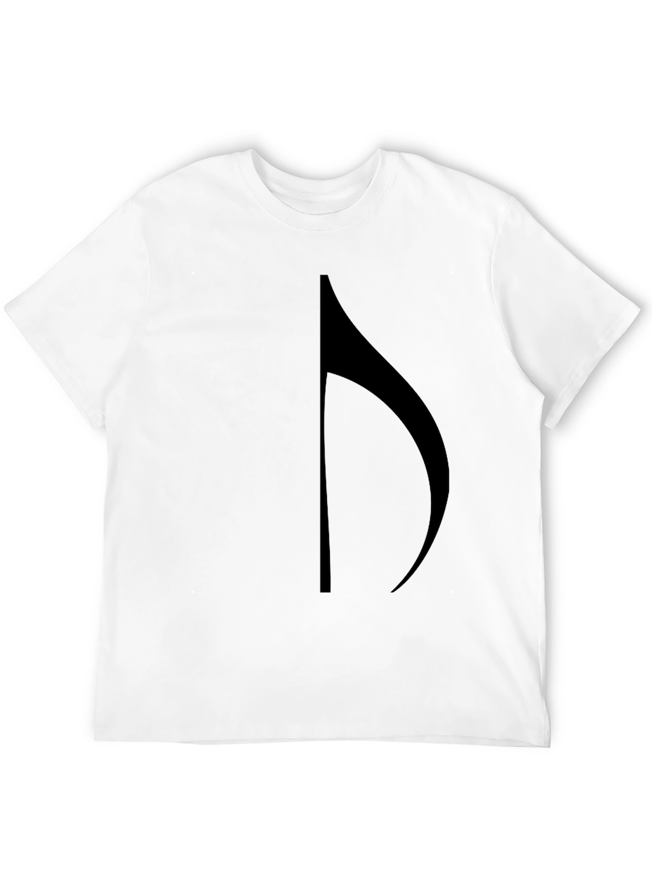 Music Note Graphic Black T-Shirt